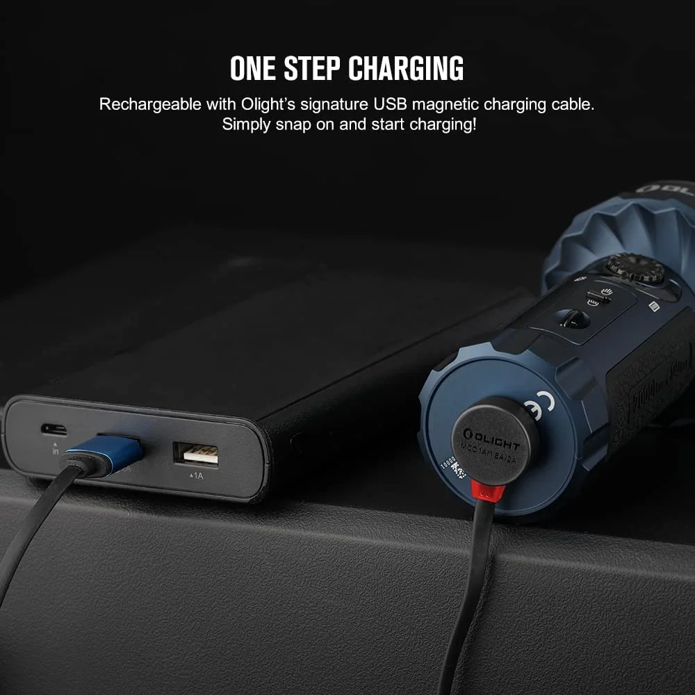 OLIGHT Marauder Mini 7,000 Lumens Bright Flashlight with 600 Meters Beam Distance, Powerful RGB Lights, Magnetic Rechargeable for Outdoors Work, Hunting, and Searching(Black) - Image 14