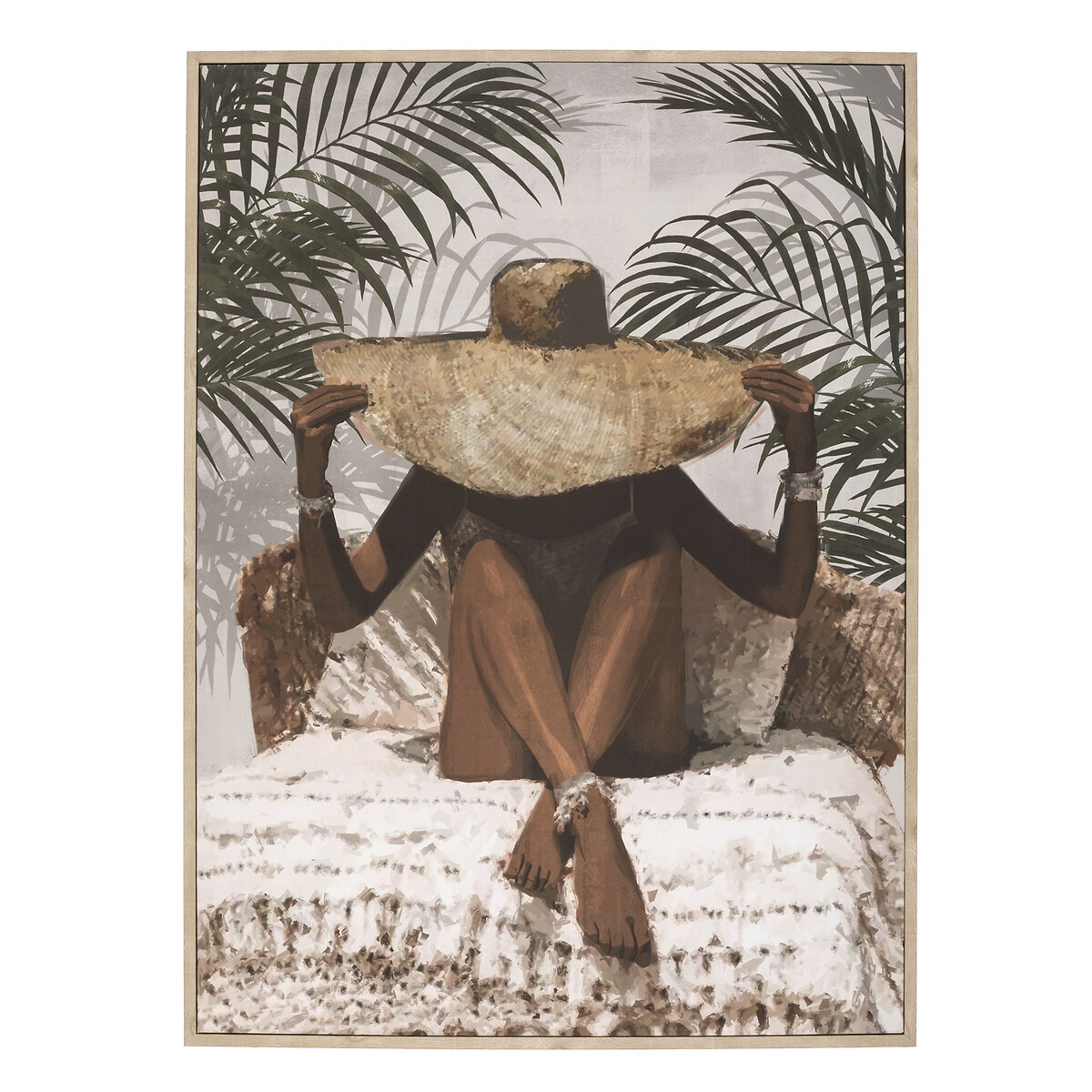 Framed canvas"Eliane" 58x78 cm