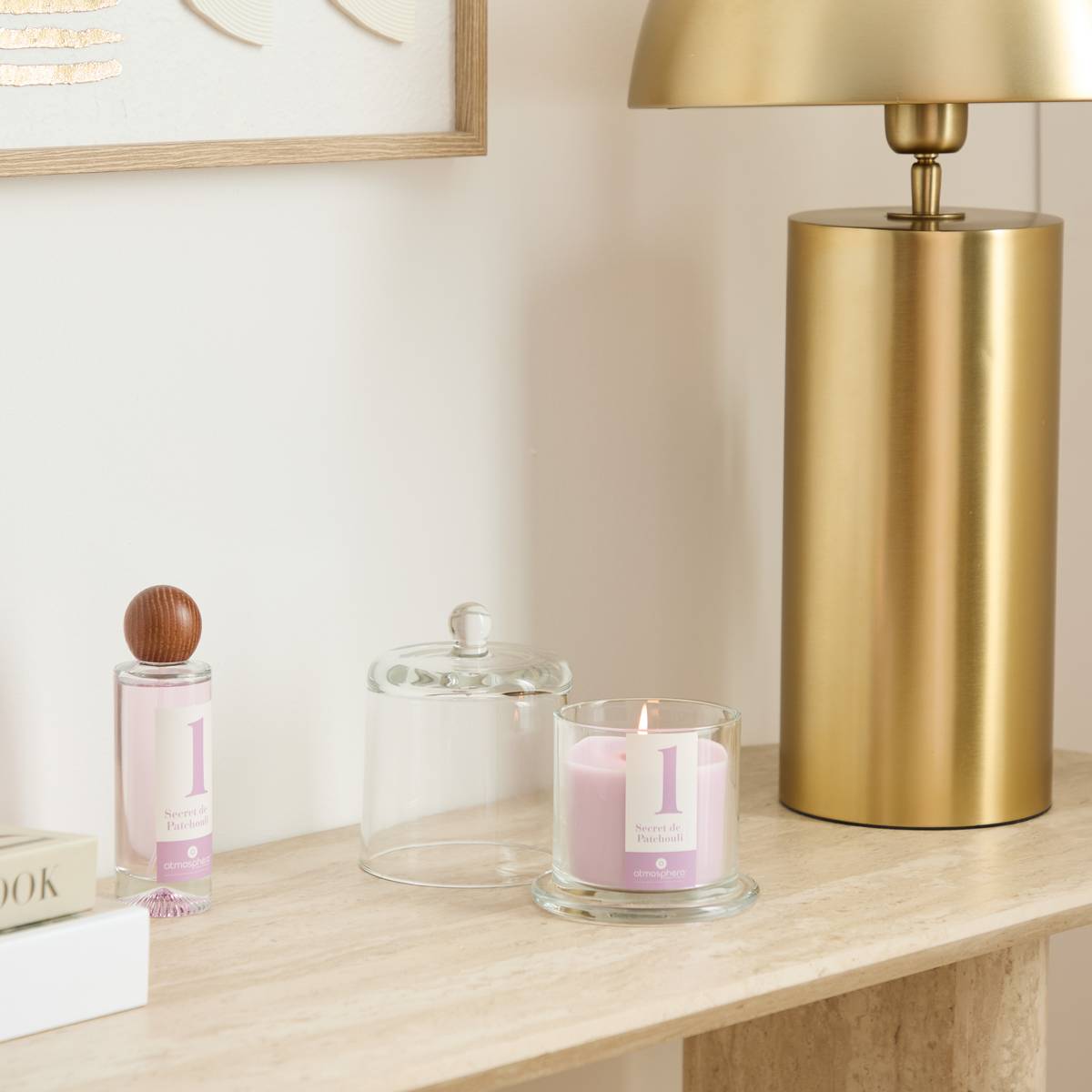 Scented Candle "Numia" Gourmet Scent, Patchouli, 240g