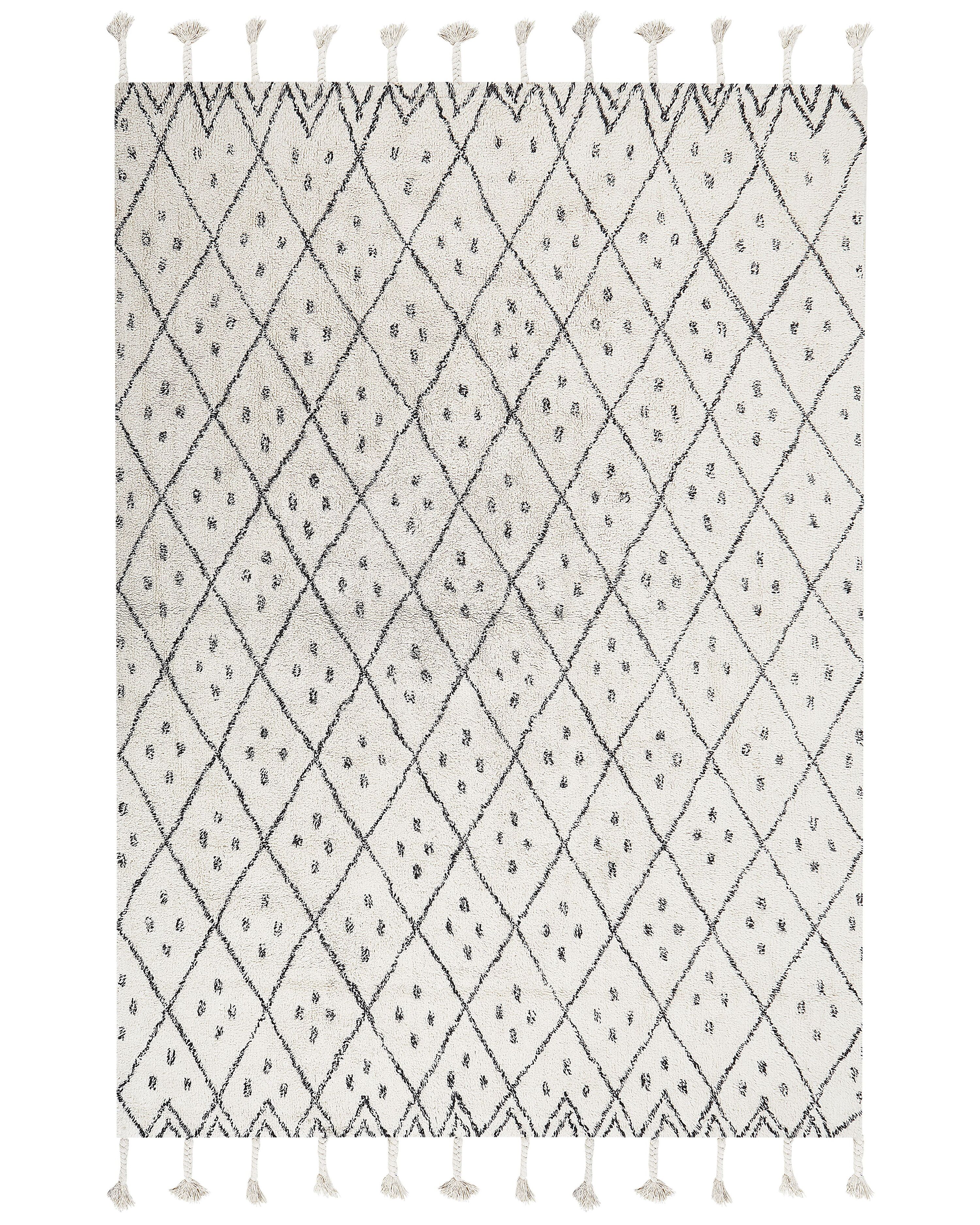 Rug AGADIR Off-White 160 x 230 cm Cotton