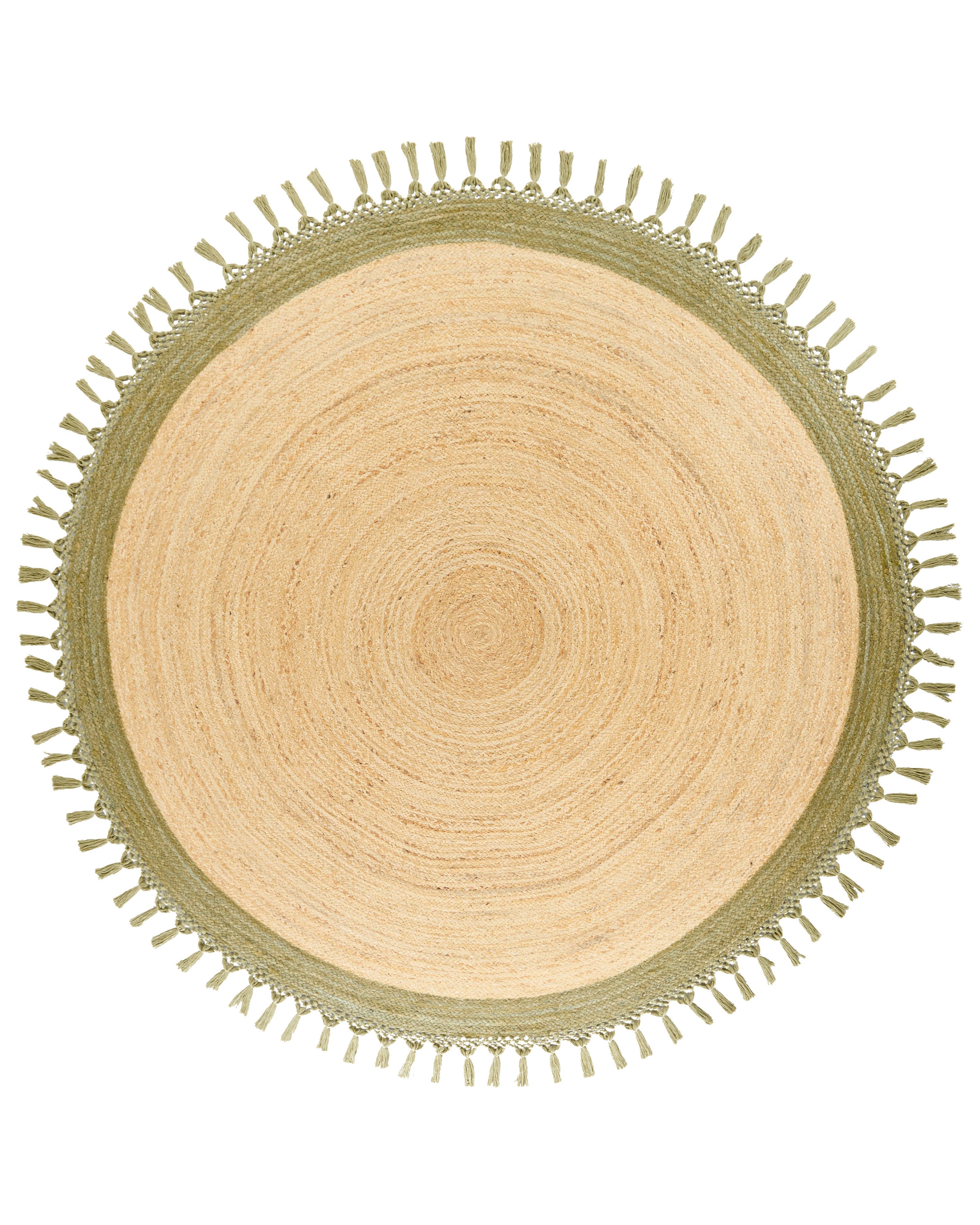 Rug MARTS Green ø 200 cm Jute