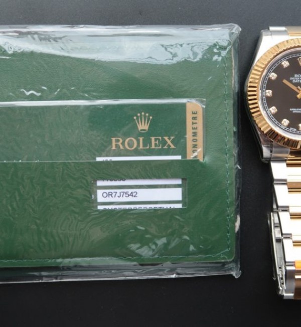 Replica Rolex DateJust 41mm 126333 Noob YG Wrapped Black Dial SS/YG Jubilee Bracelet A3136 - Top club