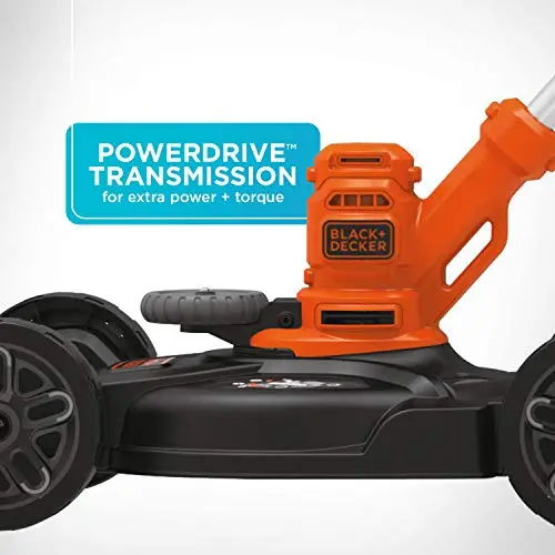 BLACK+DECKER 3-in-1 Corded Electric Lawn Mower, String Trimmer And Edger, 12-Inch - BESTA512 - Image 2 BLACK+DECKER 3-in-1 Corded Electric Lawn Mower, String Trimmer And Edger, 12-Inch - BESTA512 - Image 2