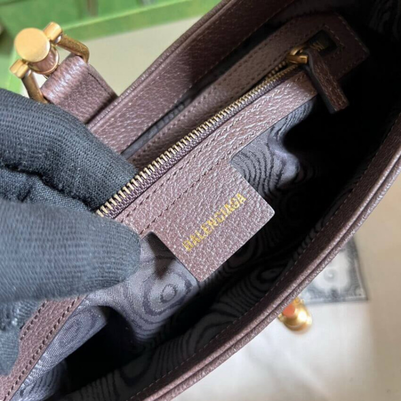 Replica Gucci X Balenciaga Jackie 1961 Small Hobo Bag 680118 Coffee1:1High-quality replica