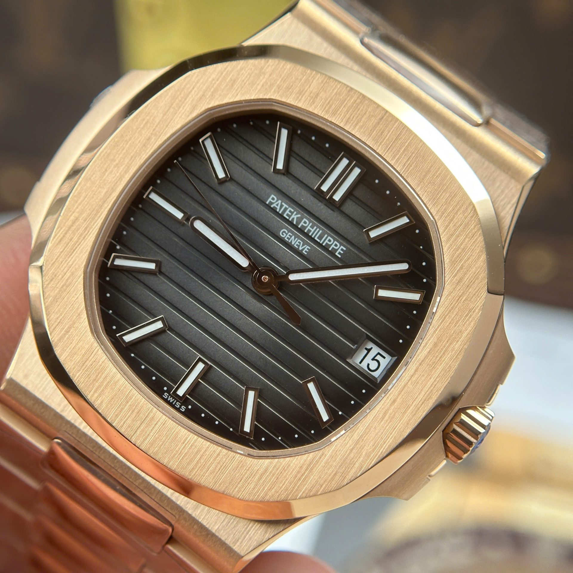 Patek Philippe Nautilus 5711 Knock Off Watches Gray Dial Automatic Movement 3K Factory 40mm - Top club