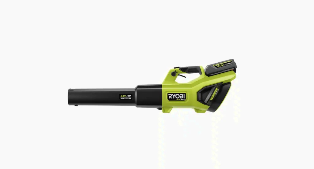 RYOBI 40V HP Brushless Cordless Leaf Blower, 730 CFM, 190 MPH, 2x 4.0 Ah Batteries And Charger - Image 12 RYOBI 40V HP Brushless Cordless Leaf Blower, 730 CFM, 190 MPH, 2x 4.0 Ah Batteries And Charger - Image 12