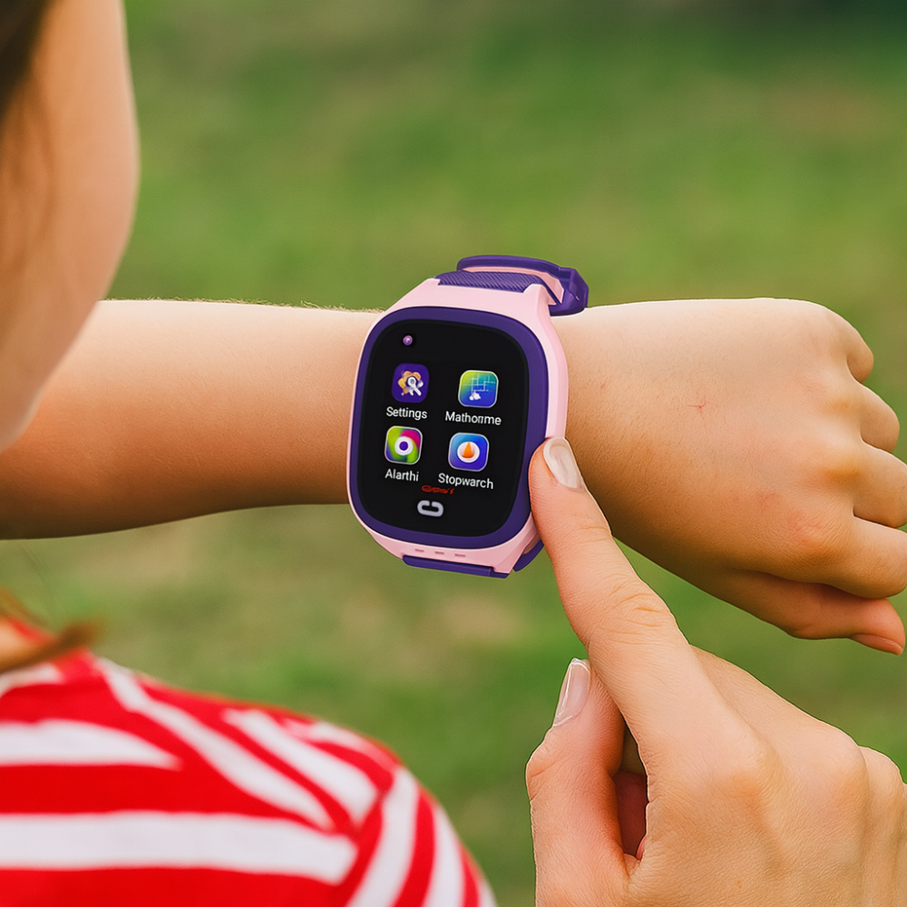 Duurzame Waterdichte Kindersmartwatch met GPS, Touchscreen en Camera voor Kinderen van 3-12 Jaar