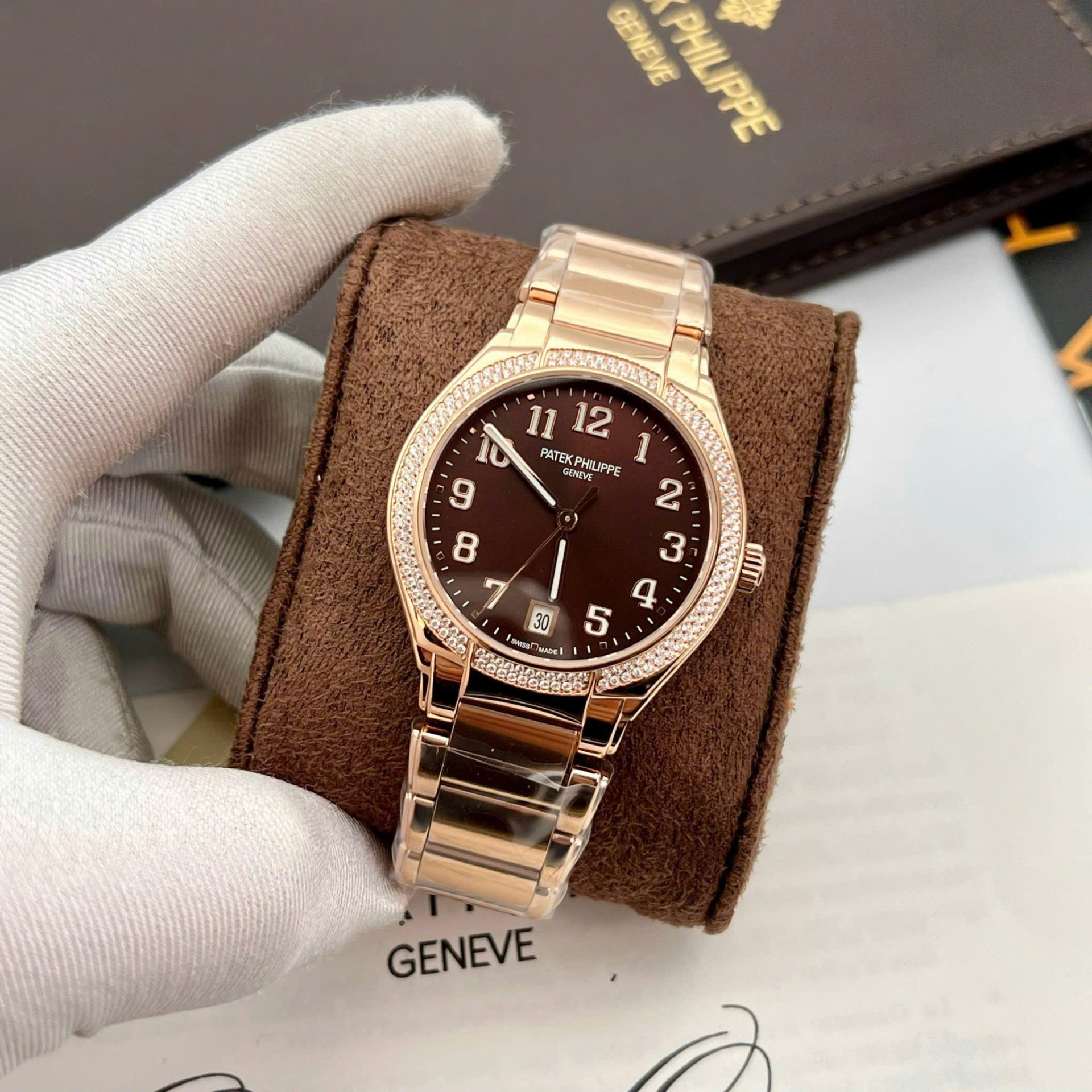 Patek Philippe Twenty 4 7300 Replica 11 Watch Rose Gold 36mm - Elite Watch Atelier