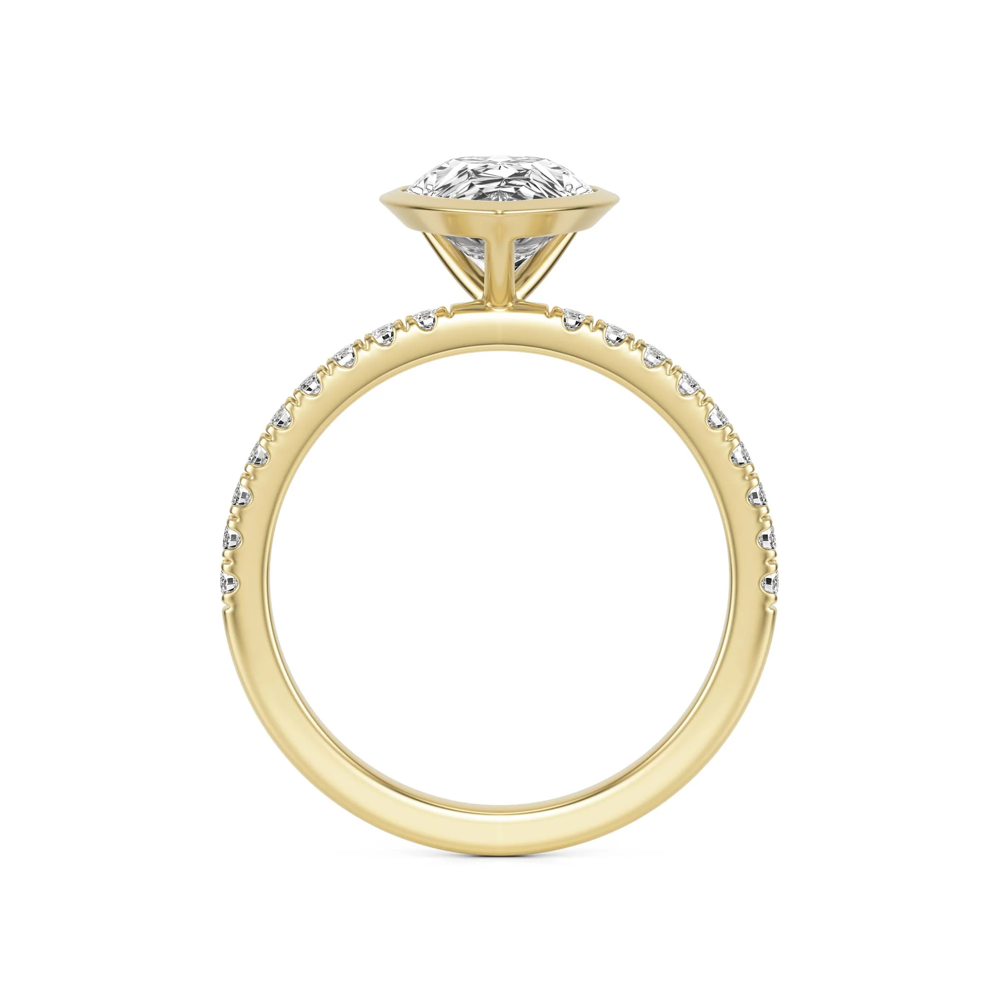 The Pear Bezel Pavé