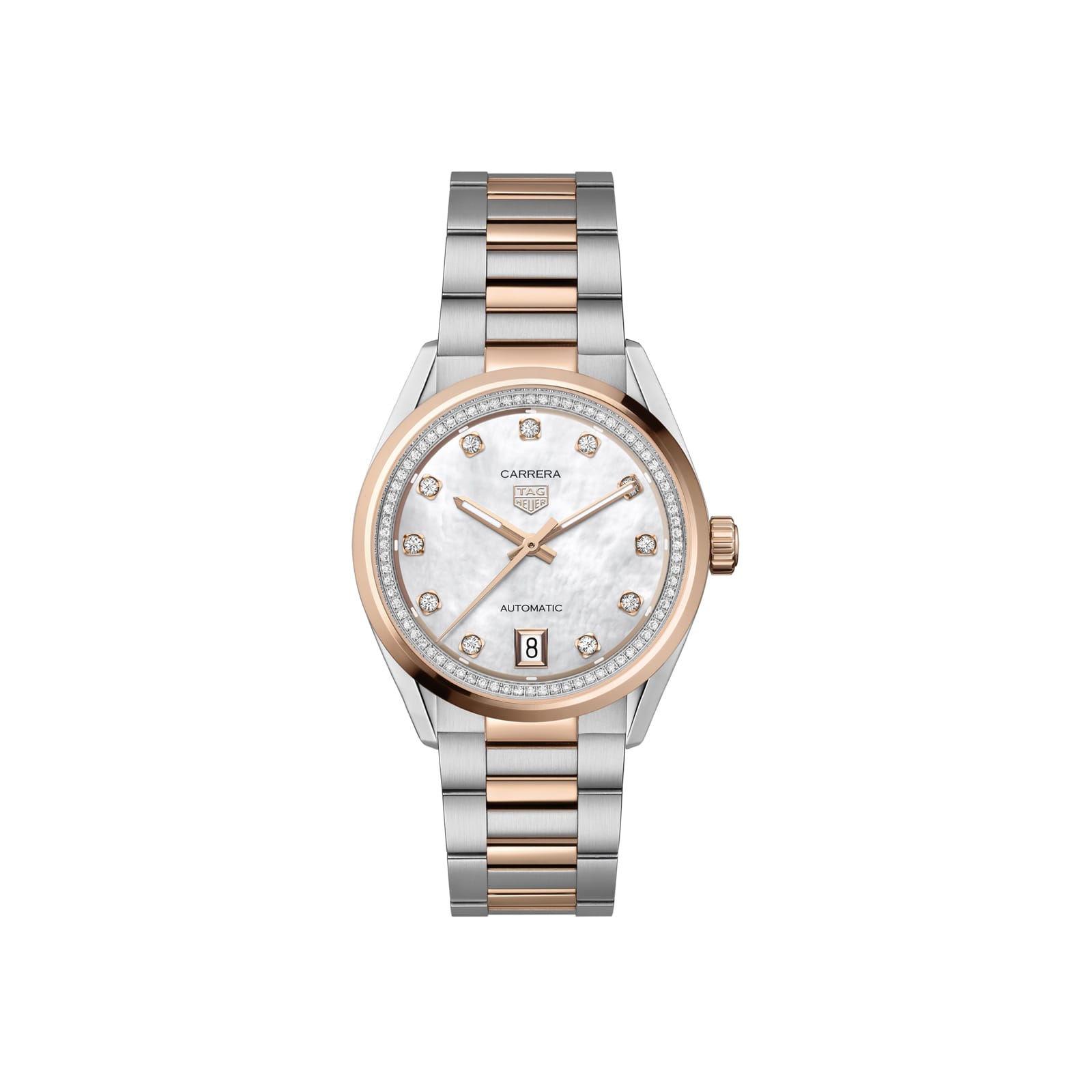 TAG Heuer Replica Watch Carrera Date Automatic 36 mm Steel and Gold(1:1 replica) - Top club