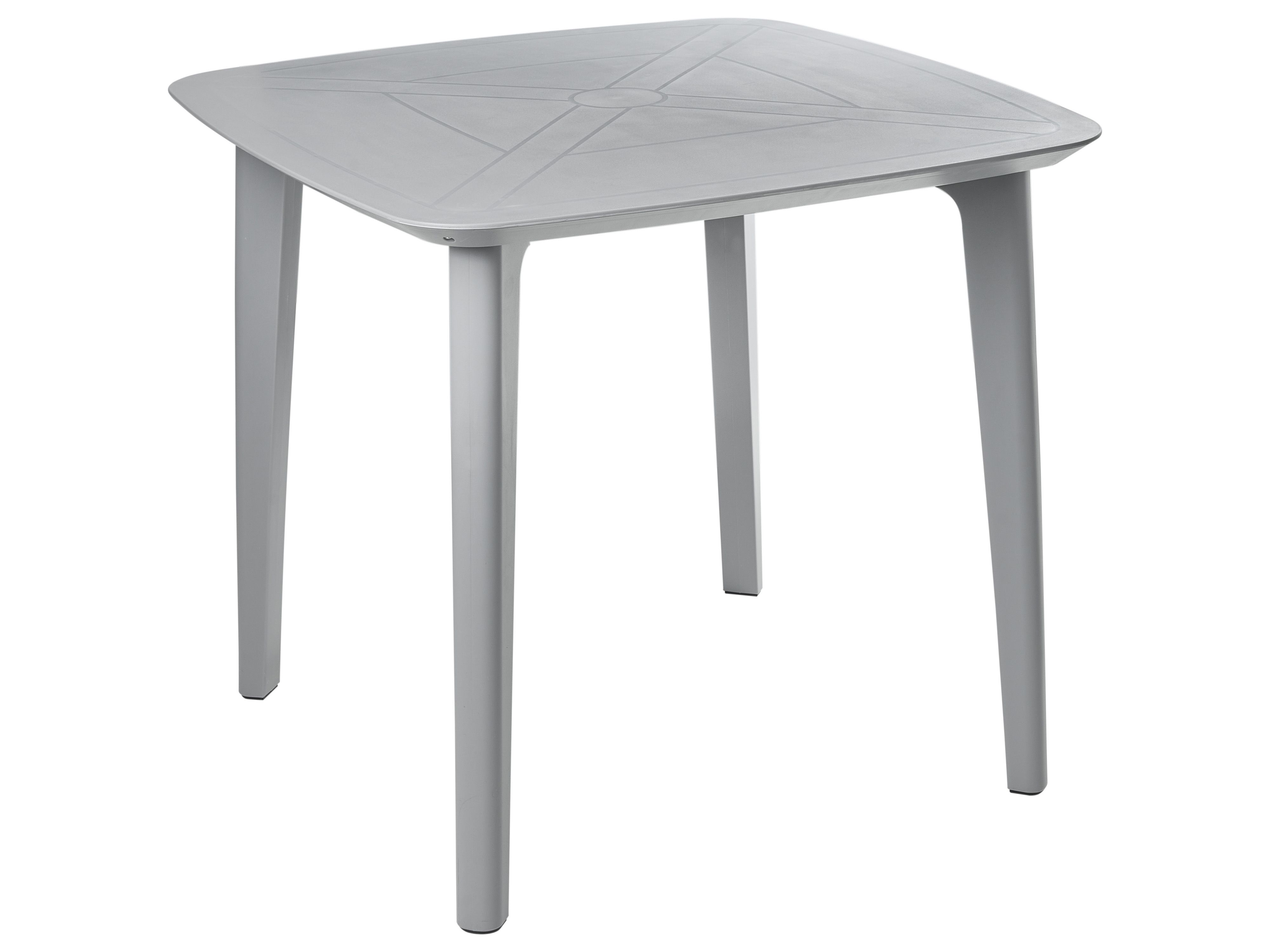 Garden Dining Table SORICO 86 cm 86 cm Grey