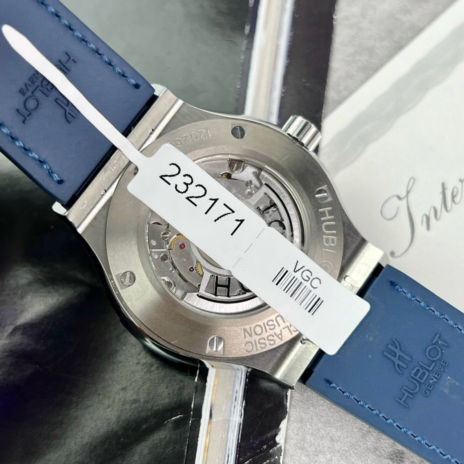 Hublot Classic Fusion Blue Synthetic Gemstone Replica Watch 42mm - Top club