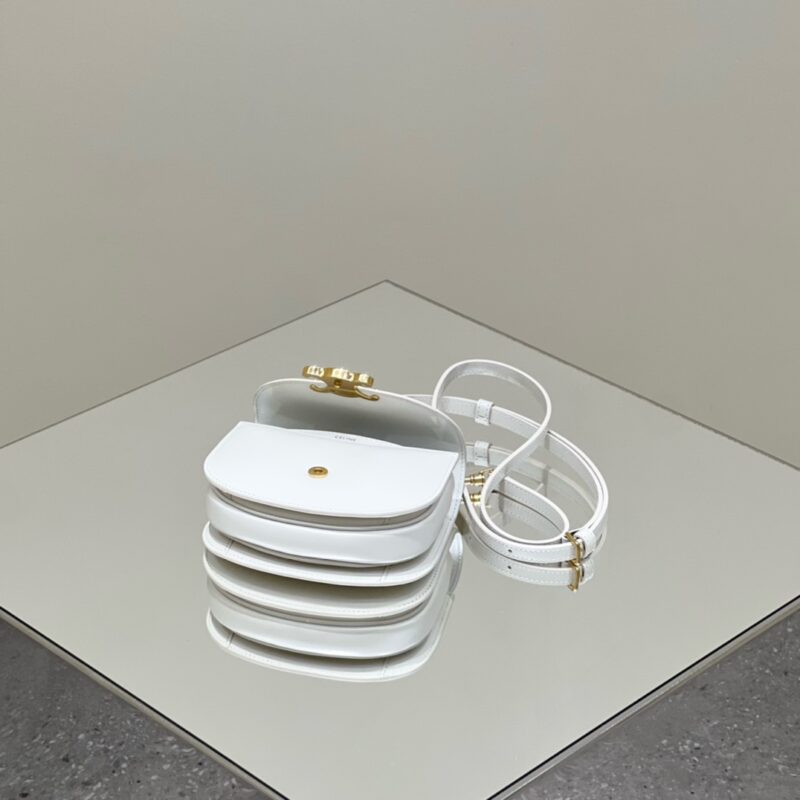 Replica Celine Mini Triomphe White1:1High-quality replica