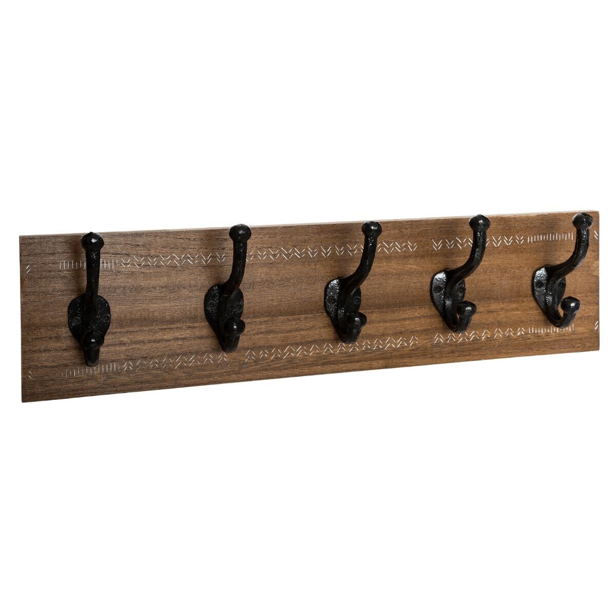 Coat hook "Oliver" Brown, 5 hooks