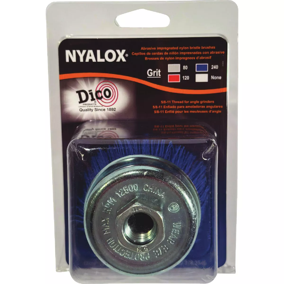 Dico Nyalox 3 In. Fine Blue Angle Grinder Cup Brush