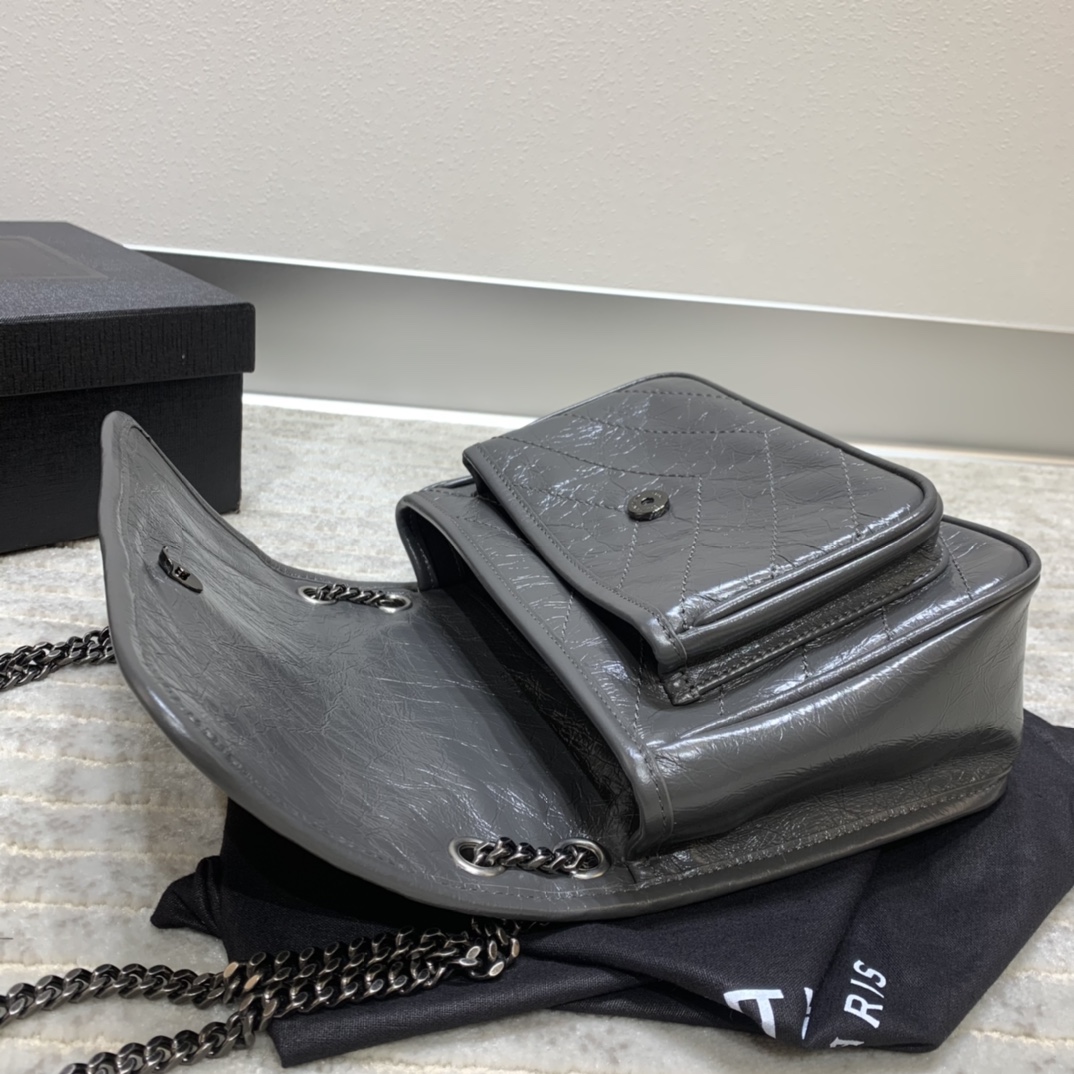 YSL NIKI MINI FLAP BAG1:1High-quality replica