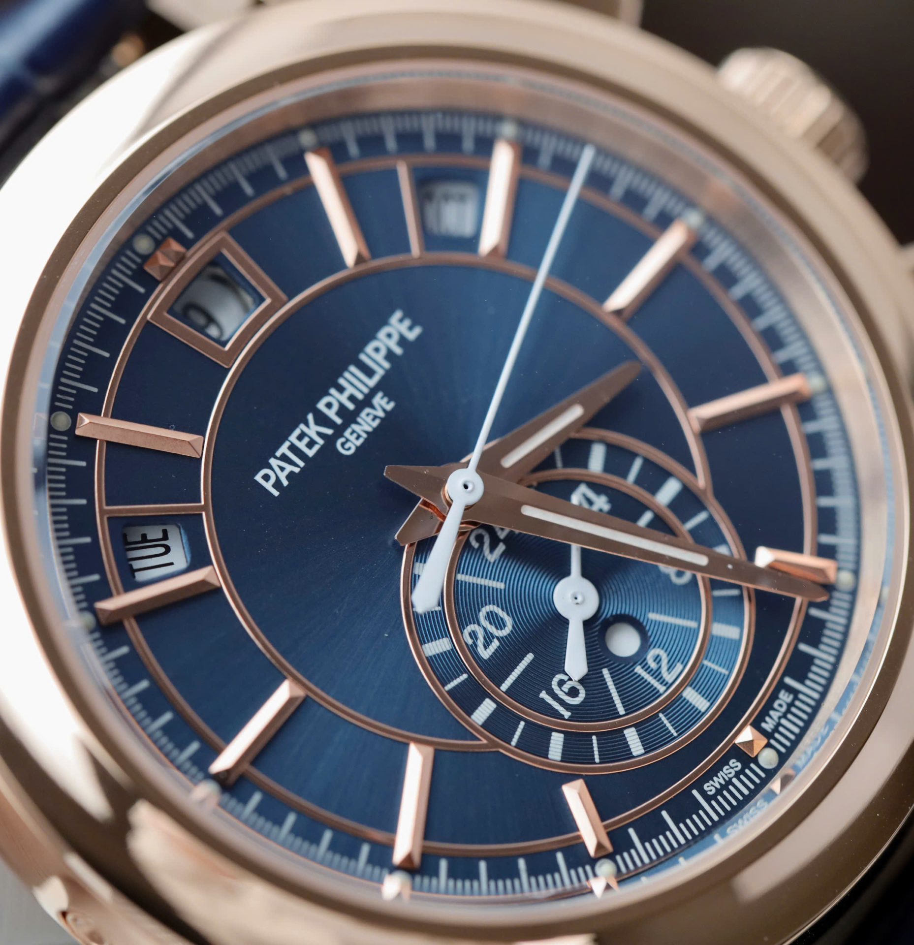 Patek Philippe Complications 5905R Chronograph Best Replicas Blue Dial 41mm - Top club