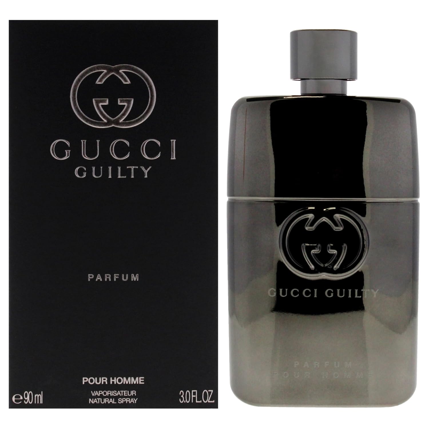Gucci Guilty Parfum Pour Homme - Premium Men's Fragrance, 90ml / 3.0 fl oz - COZYMIZE