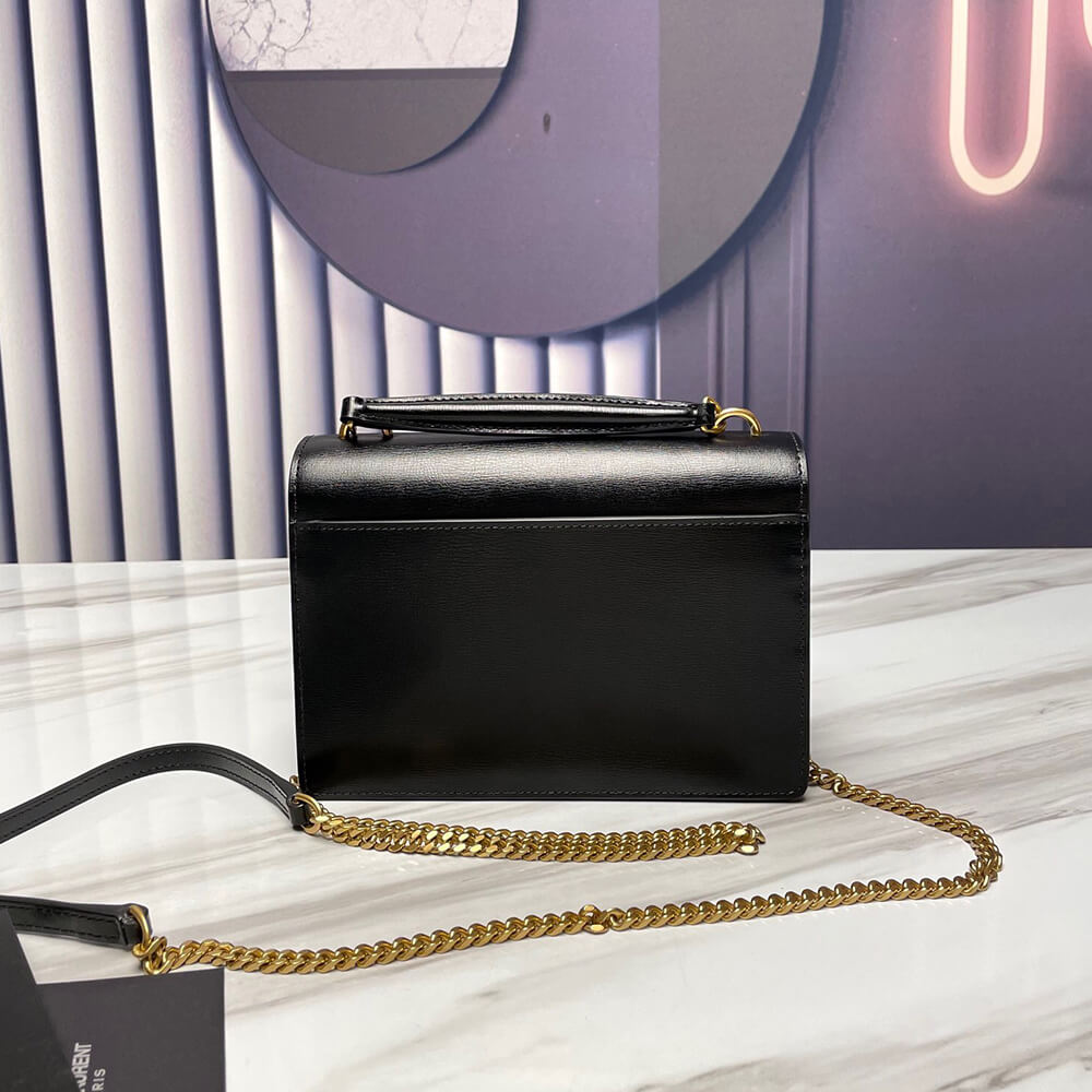 YSL SUNSET BAG CHAIN WALLET IN SMOOTH LEATHER1:1High-quality replica