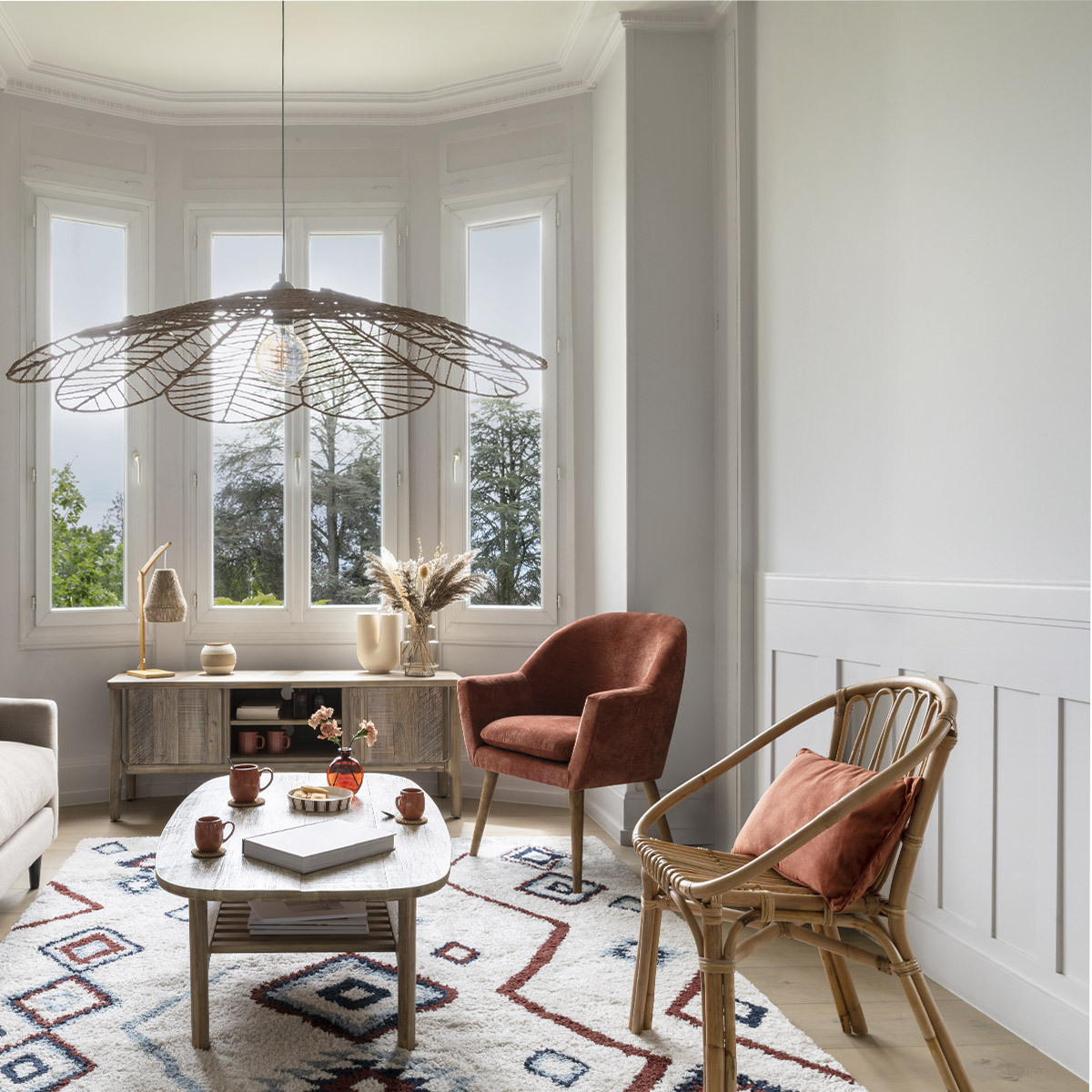 Armchair "Bohemian Dream" Rattan