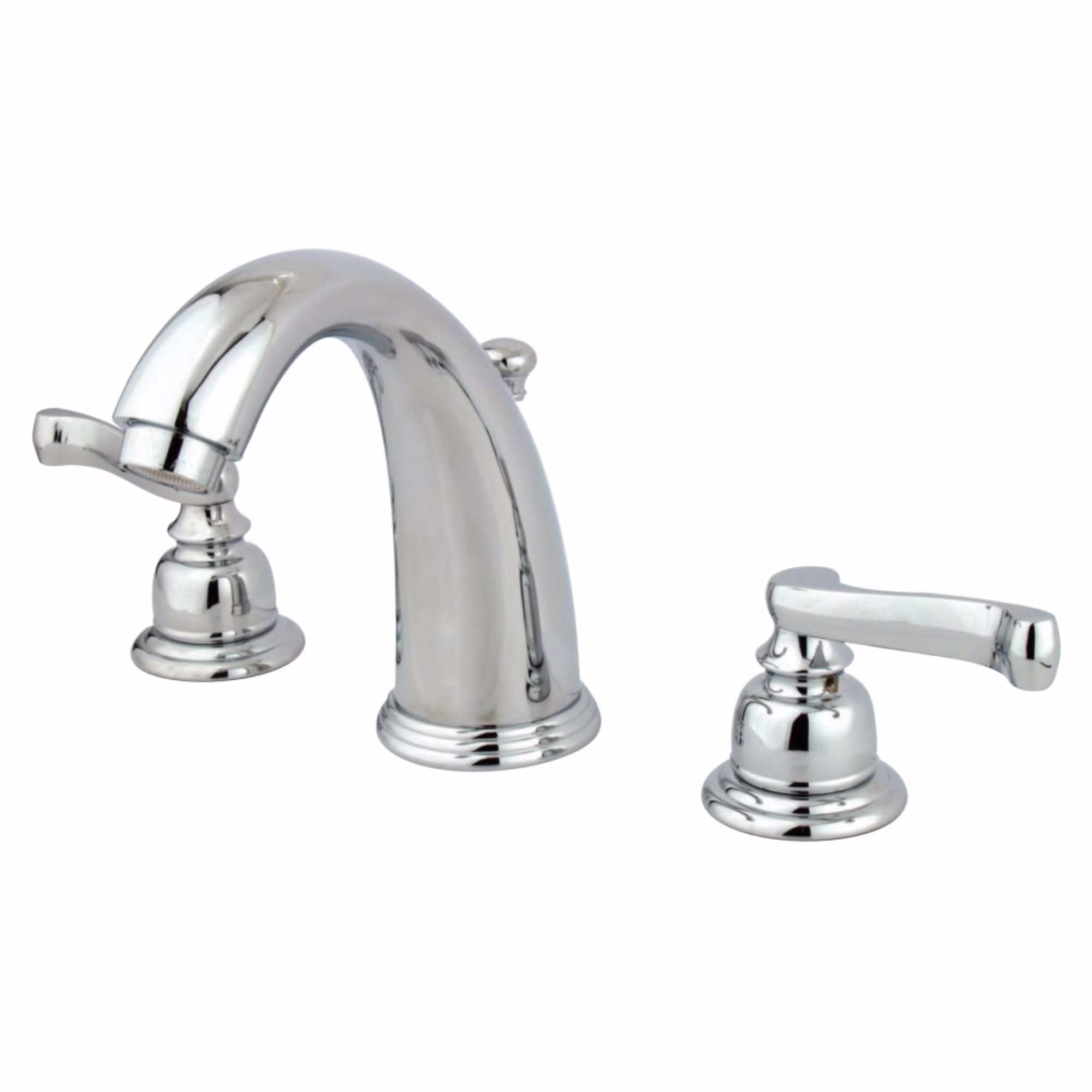 Kingston Brass KB982FL Widespread Bathroom Faucet, Polished Brass - Image 5