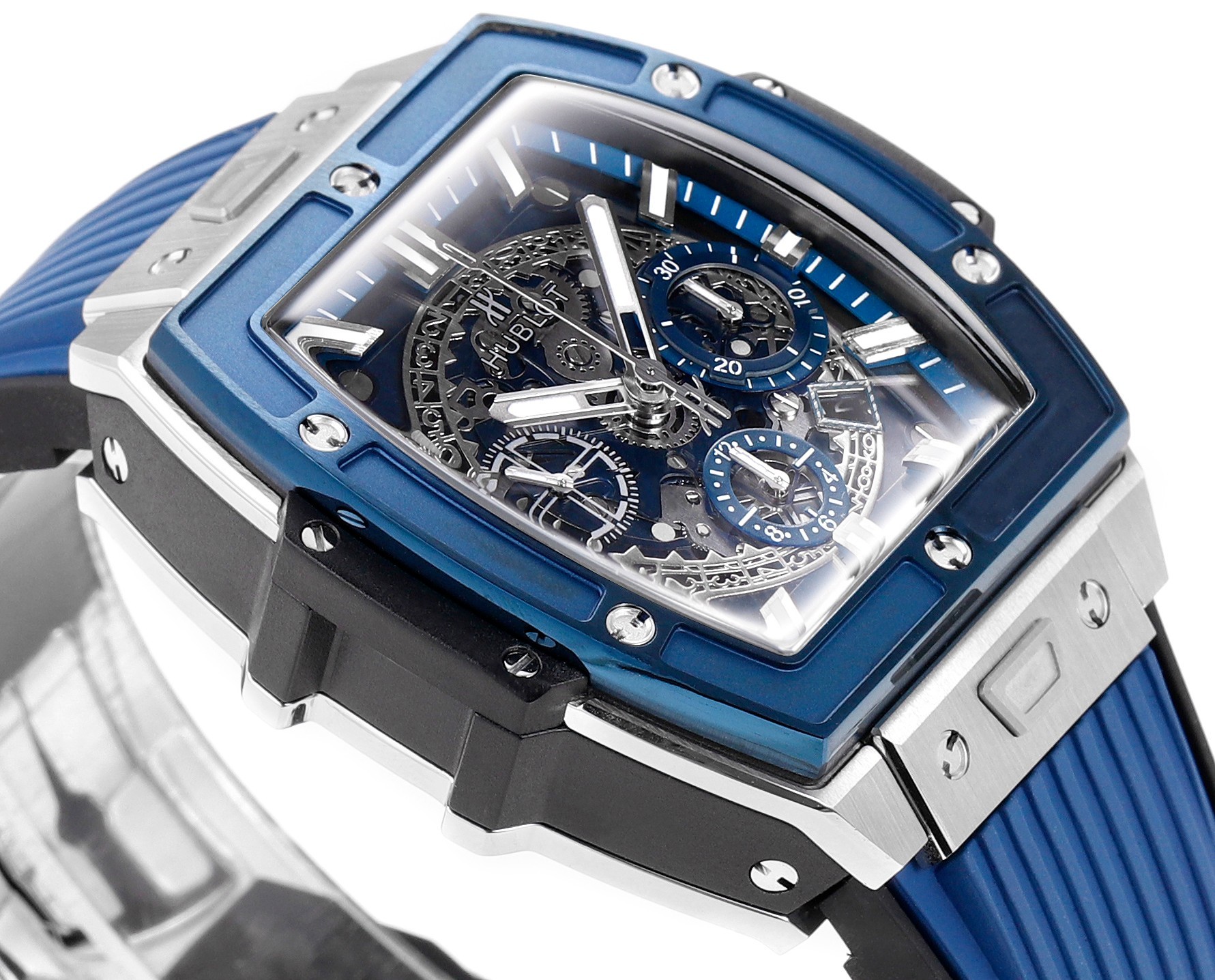 Hublot Spirit of Big Bang Textured Rubber Strap(1:1 replica) - Top club