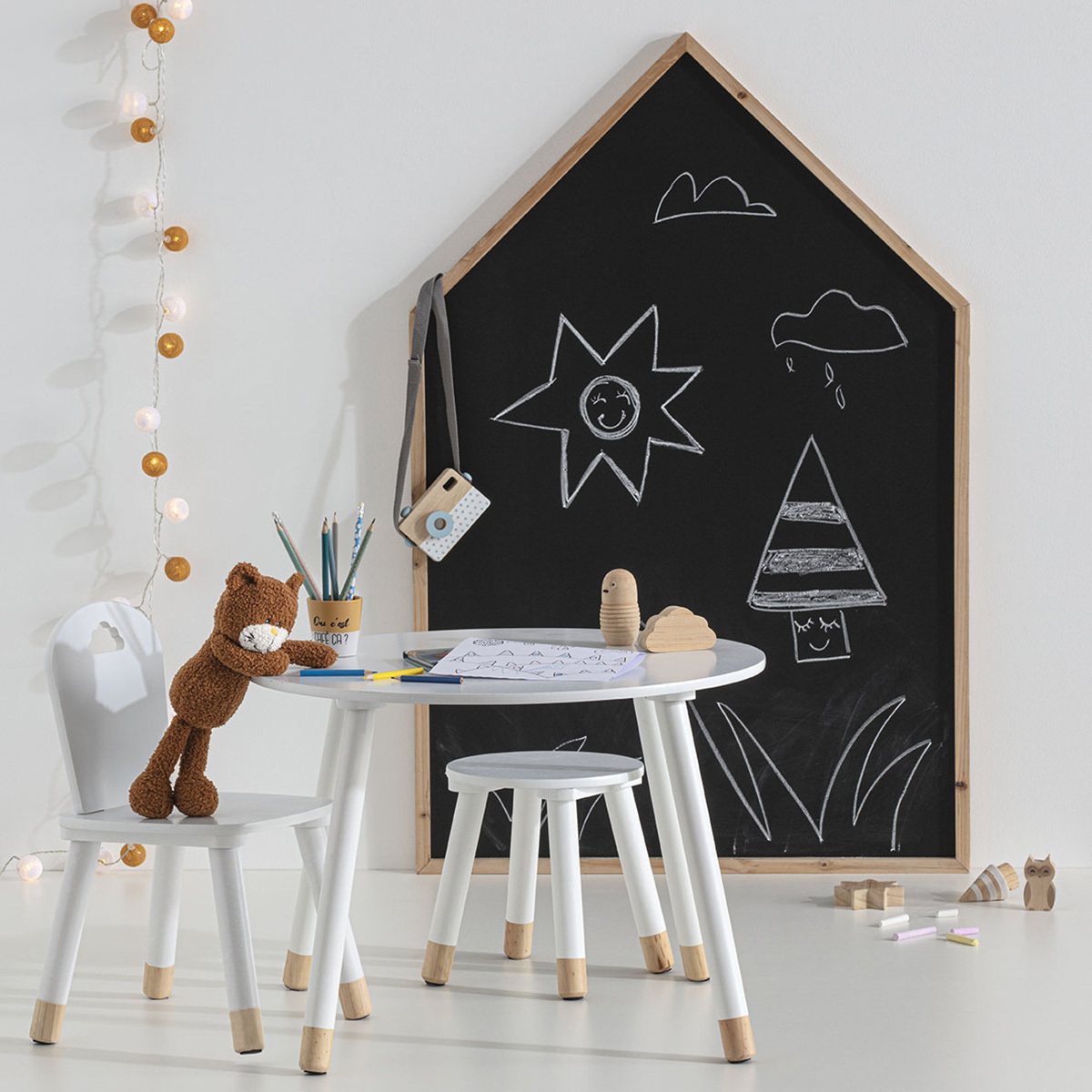 Slate "Home" Black, H.116,5 cm