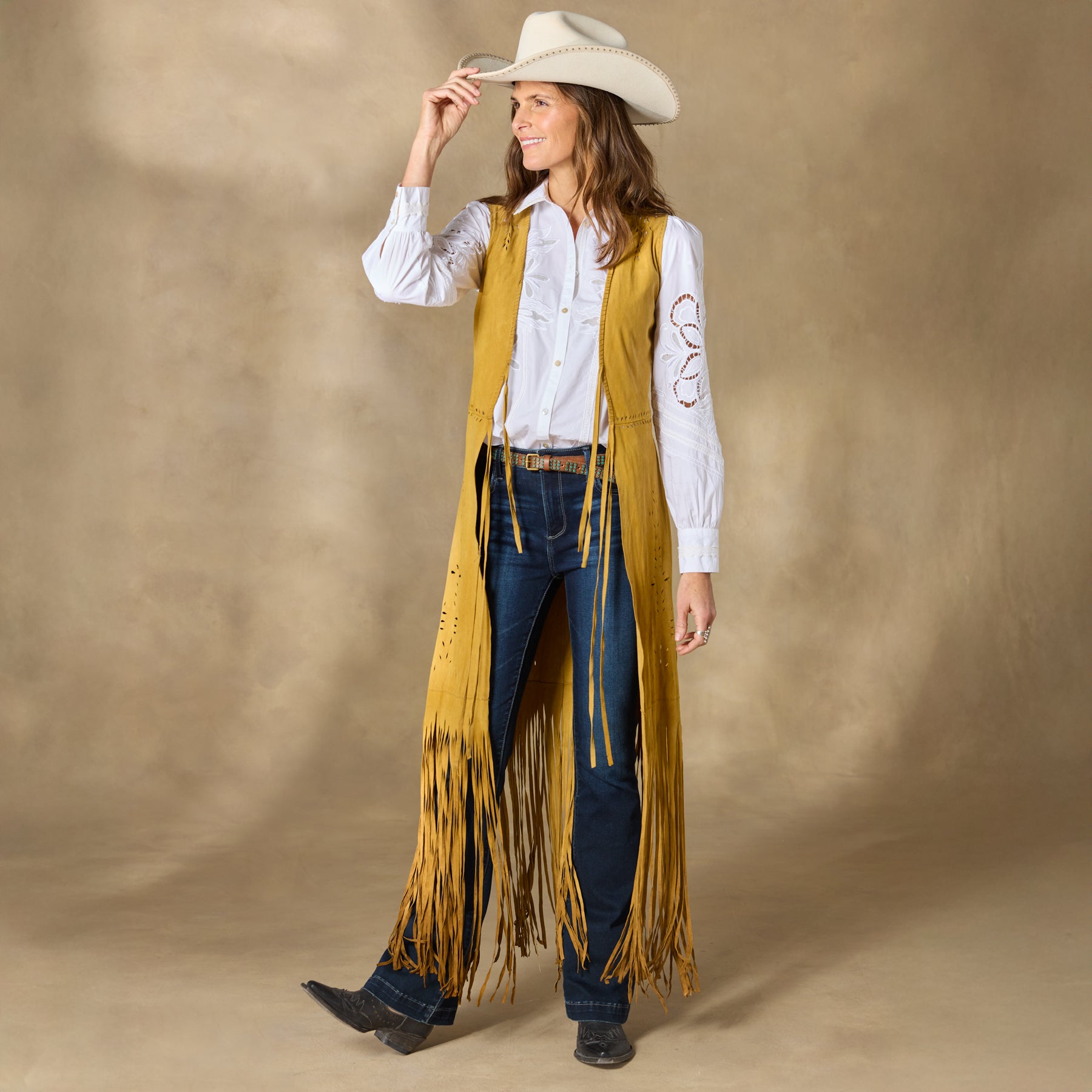 Flannery Fringe Vest - Sundance Clothing