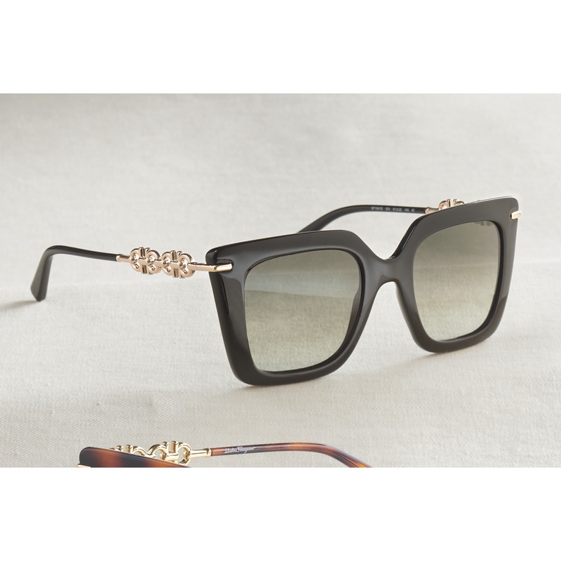 Ferragamo Square-Rim Sunglasses - MIDNIGHT VELVET CATALOG
