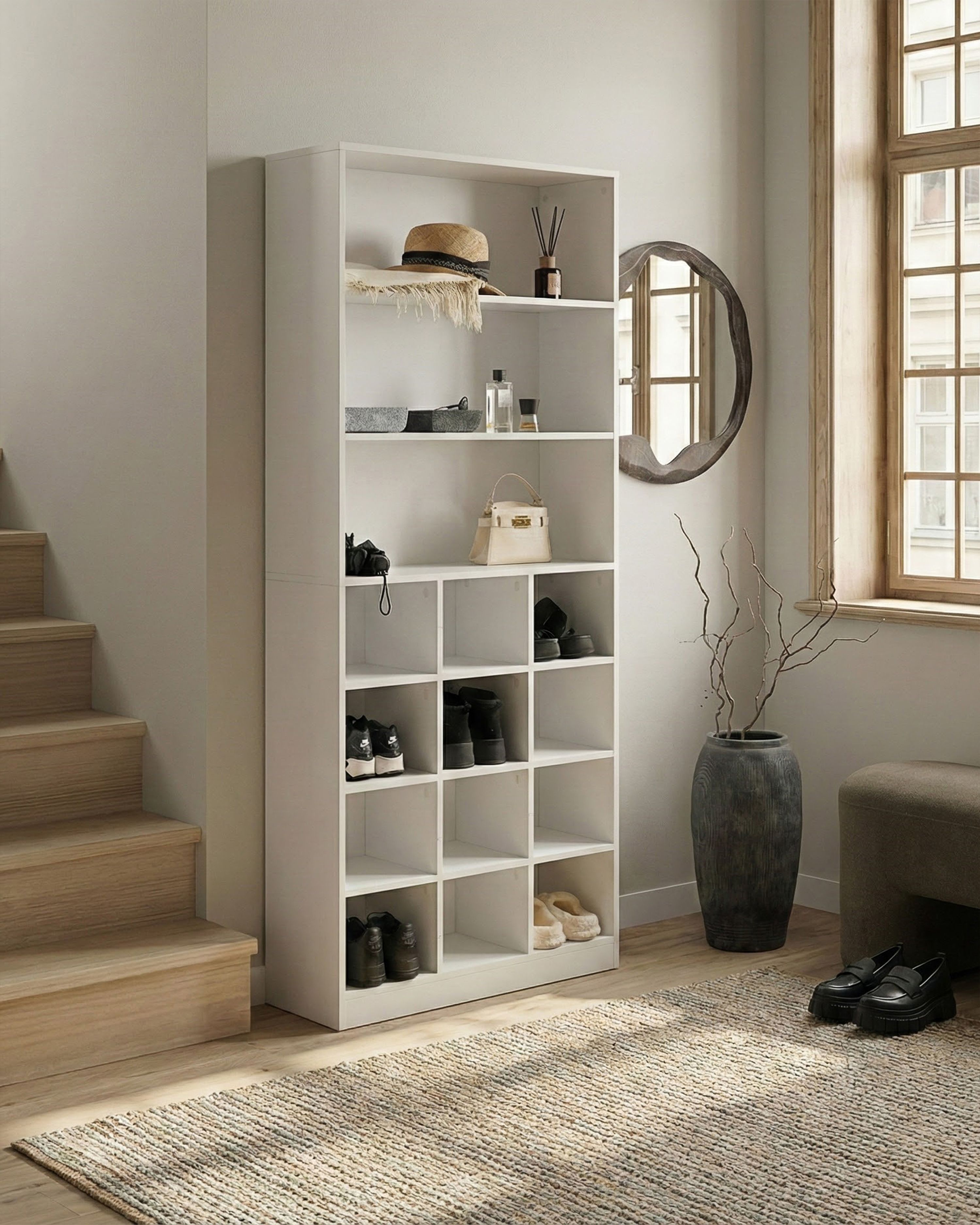 Shoe Storage Cabinet LAJAMANU White