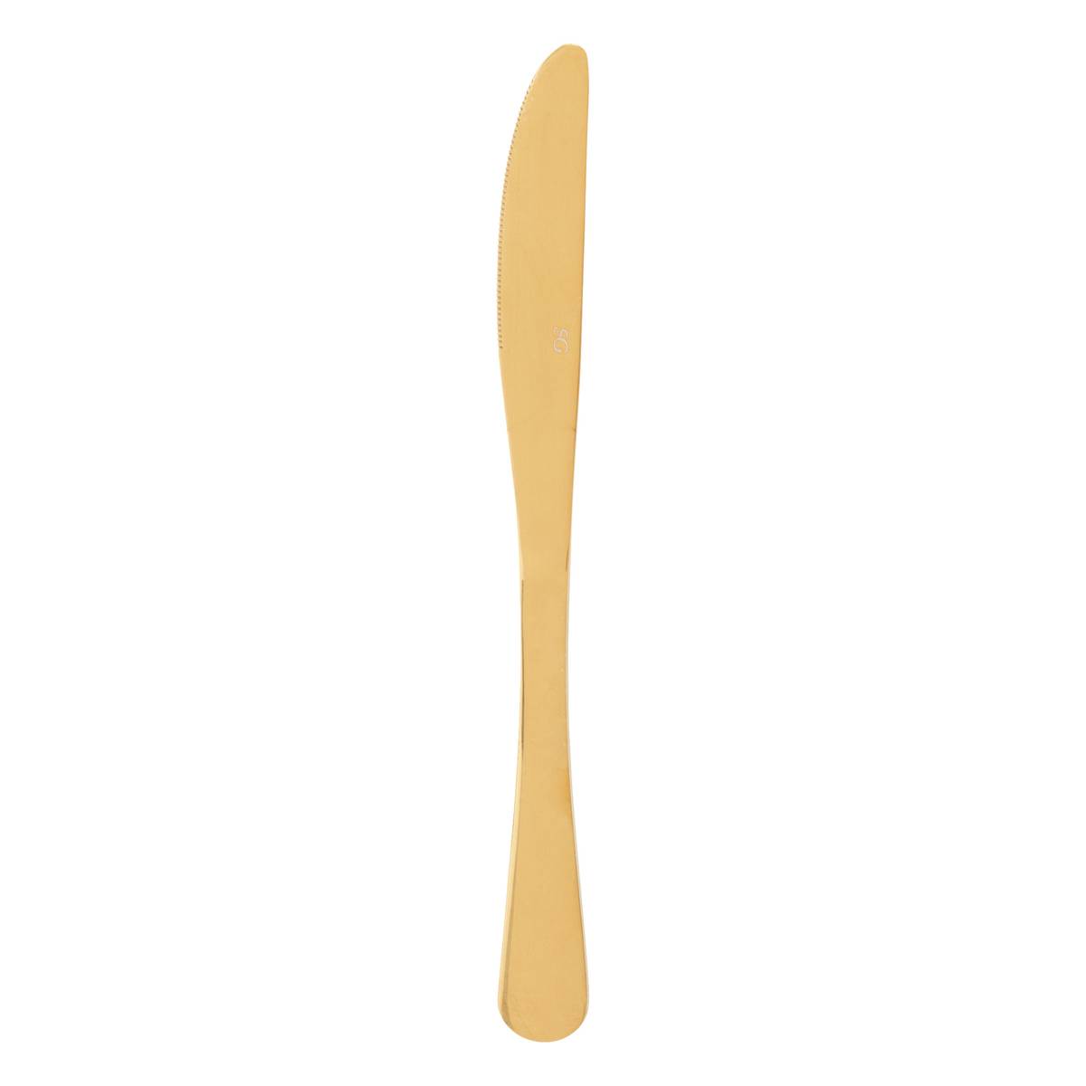 Set of 2 "Gold" knives 22.1 cm, Gold