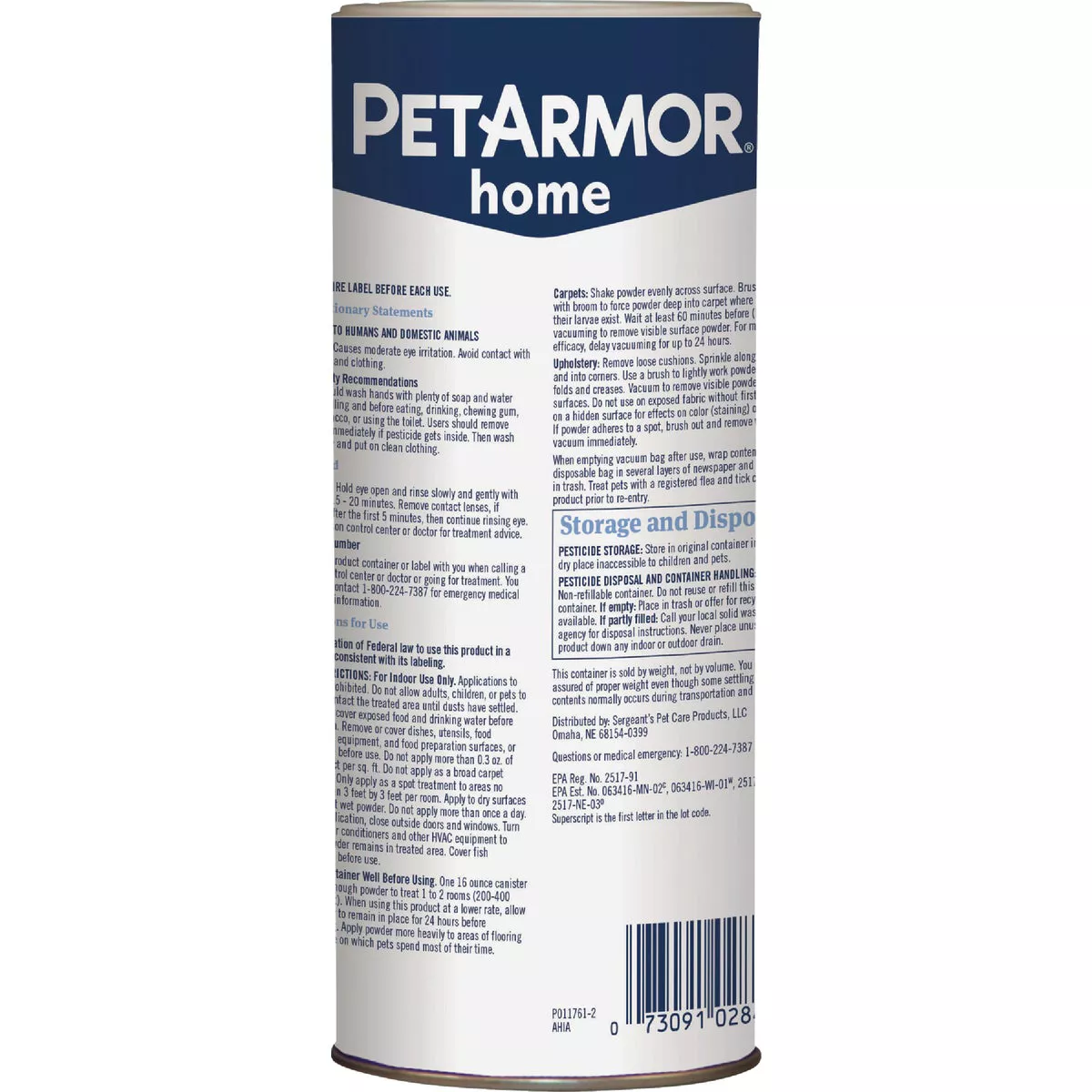 PetArmor Home 16 Oz. Flea & Tick Carpet Powder