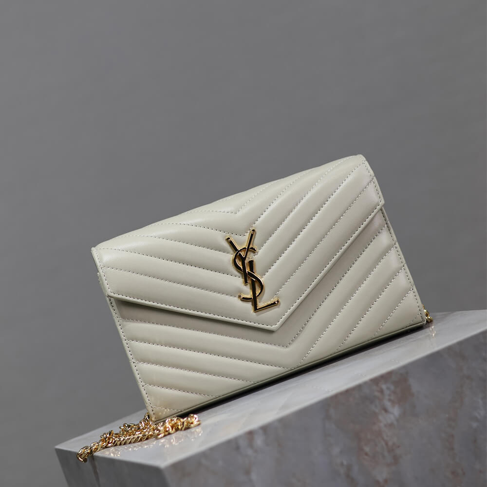 YSL Cassandre Chain Wallet Bag in Lambskin1:1High-quality replica