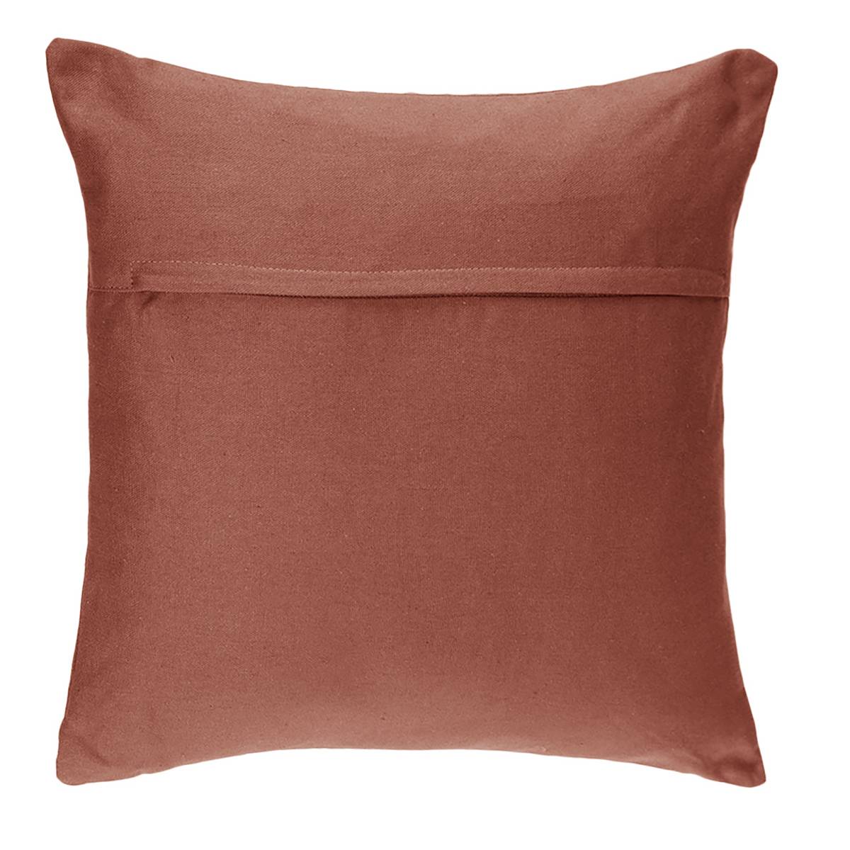 Removable cushion cover, cotton Terracotta pink, 38x38 cm