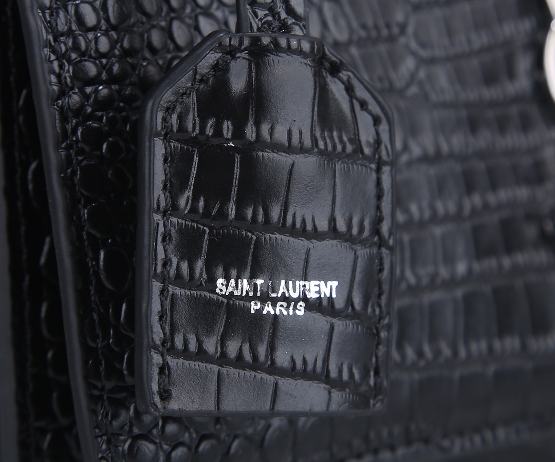 Replica Ysl Sunset Medium In Crocodile Embossed Shiny Leather 17371:1High-quality replica