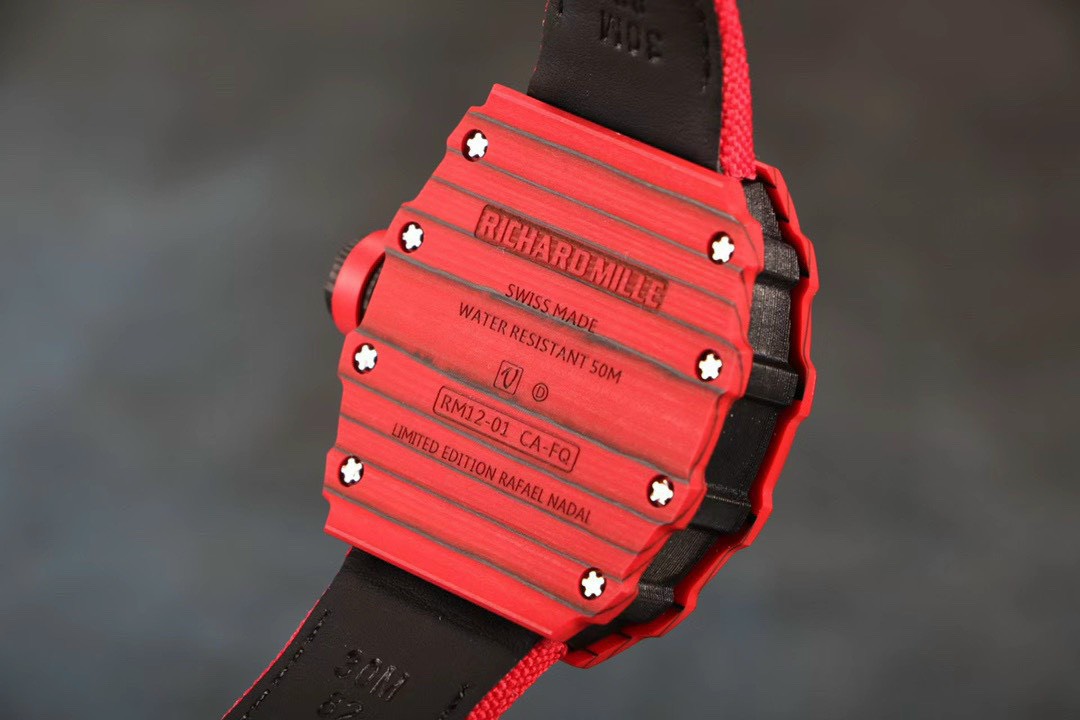 Richard Mille Best Replica Watch RM12-01 Tourbillon Carbon Red 40mm - Top club