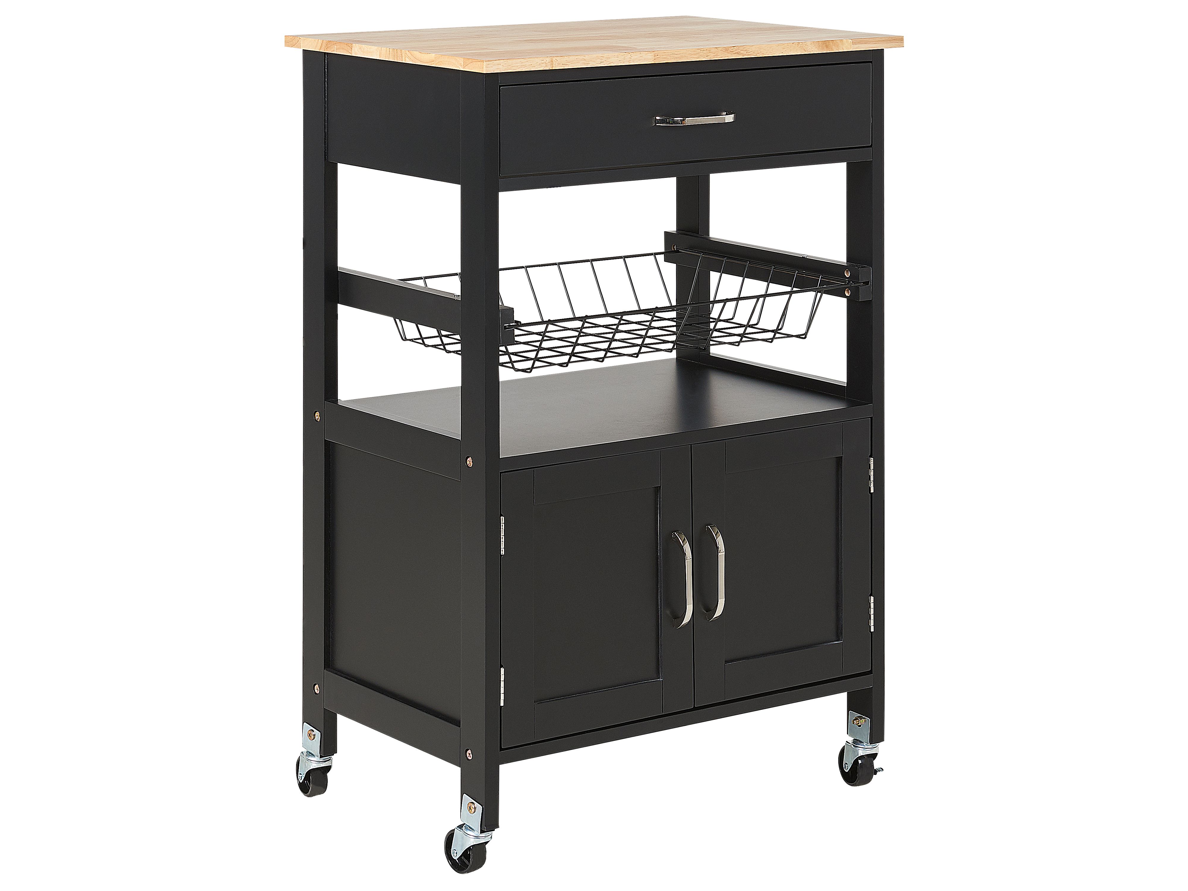Kitchen Trolley LUGO Black