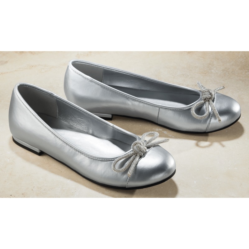 Rhinestone Bow Flat - MIDNIGHT VELVET CATALOG
