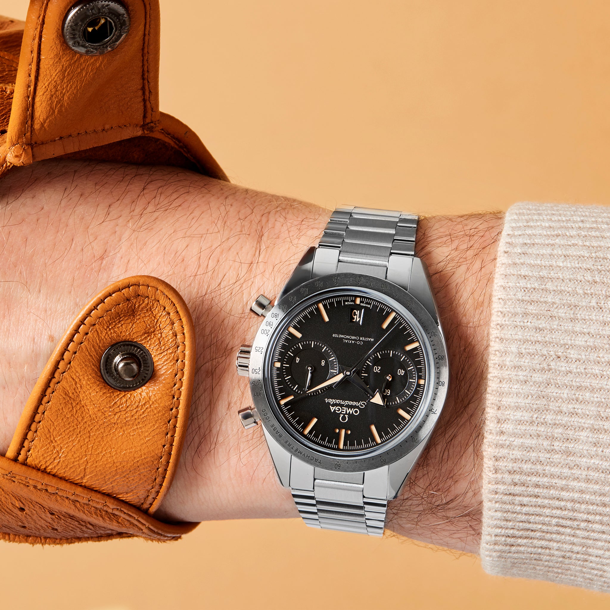 Speedmaster '57 Co-Axial Master Chronometer 40.5mm Black Dial On Bracelet(1:1 replica) - Elite Watch Atelier