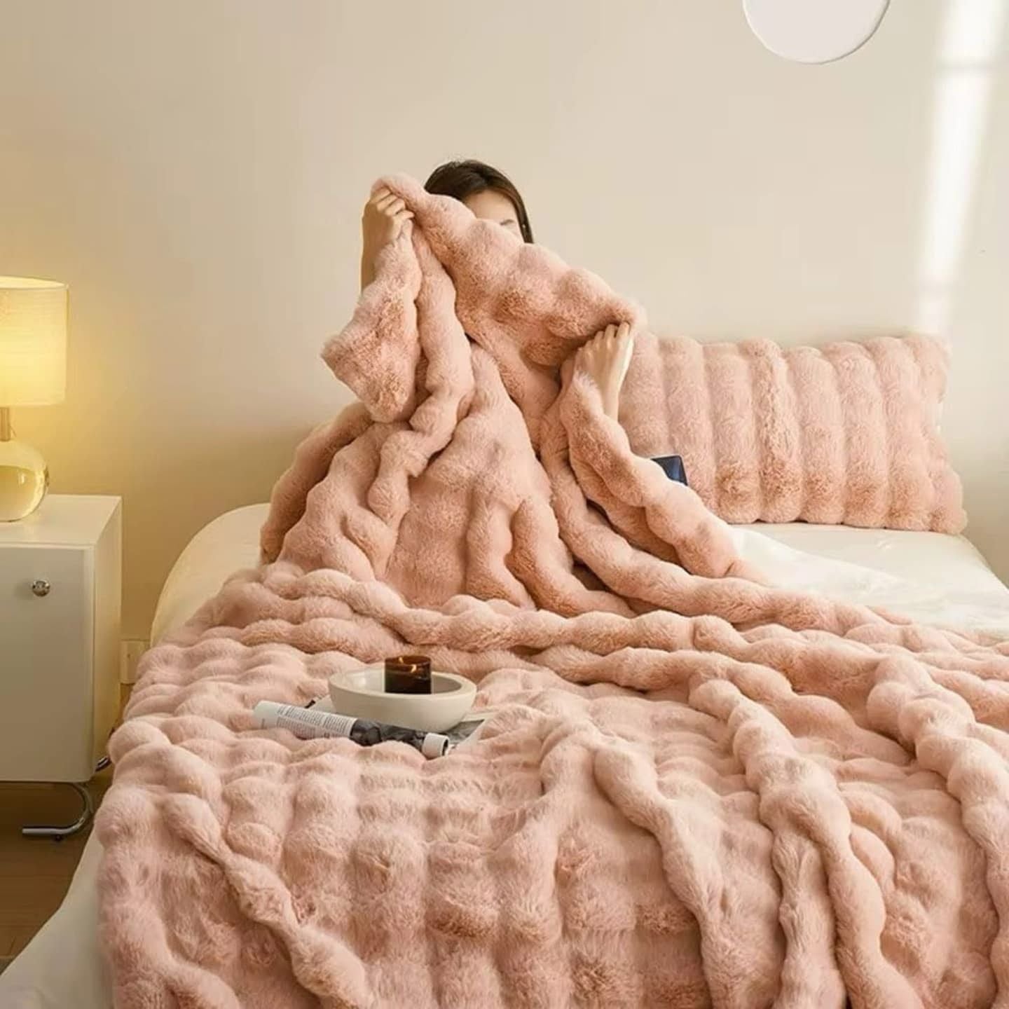 Ultrazachte Tie-Dye Warmte Deken 180 x 200 cm – Ideaal voor Bank en Bed, Zachte Minky-Stof, Machinewasbaar