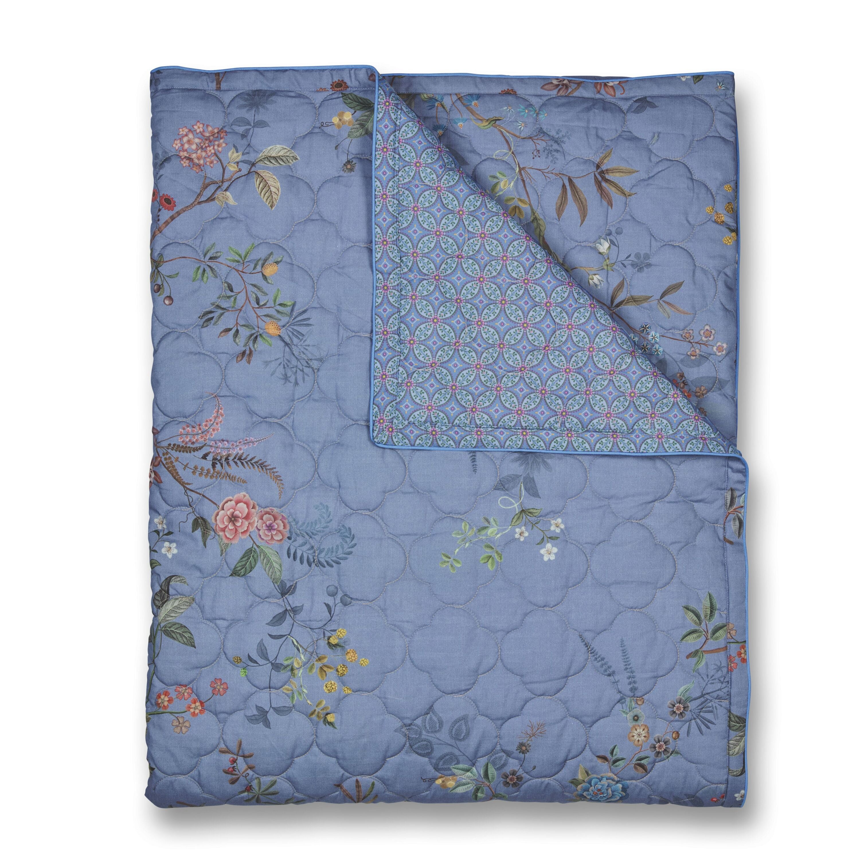 Pip Studio Bustani Sprei 270 x 260 cm - Blauw