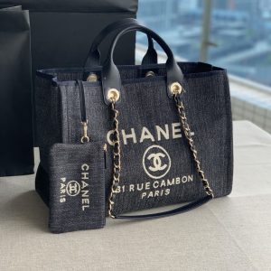 Chanel 19 Shopping Bag Shiny Lambskin Black – CB0101:1High-quality replica
