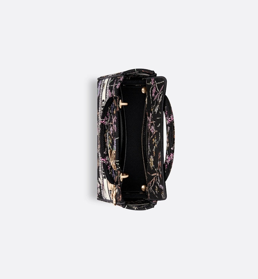 Christian Dior Medium Lady D-Lite Bag Black For Women 9.5in/24cm M0565OEGM_M9111:1High-quality replica