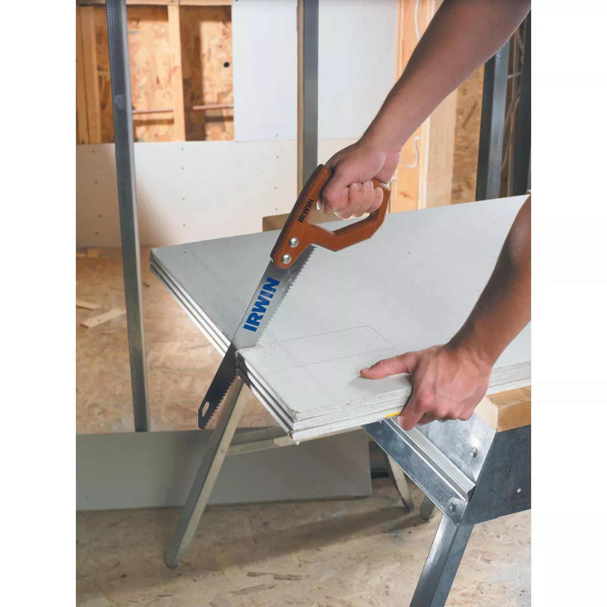 Irwin 11-1/2 In. L. Blade 10 PPI Hardwood Handle Hand Saw