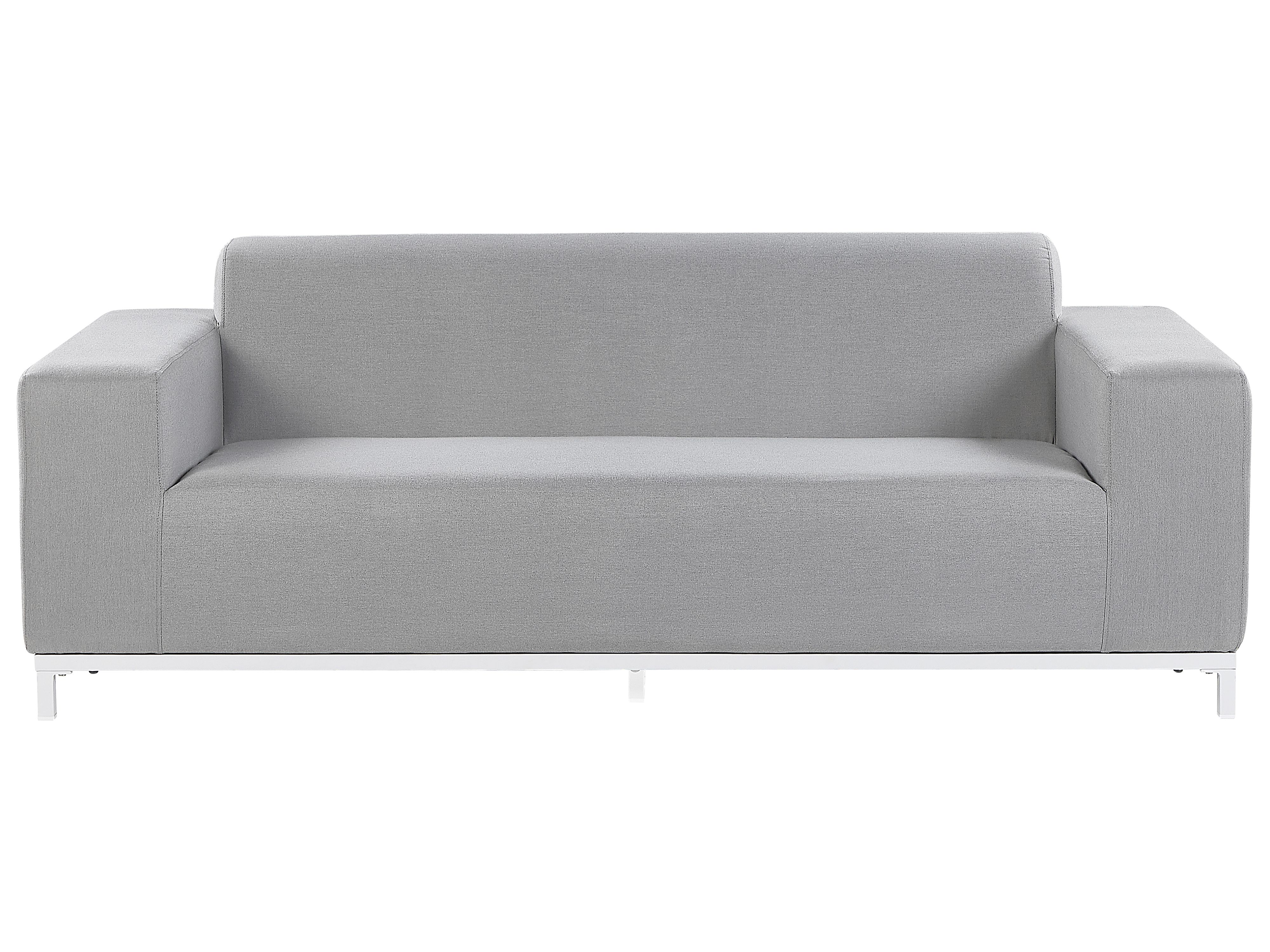 Garden Sofa 3 Seater ROVIGO Light Grey