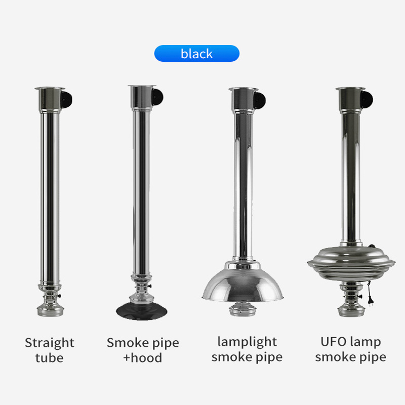 Popular Commercial Korean BBQ Lifting Smoke Exhaust Pipe BBQ Smoke Extractor
