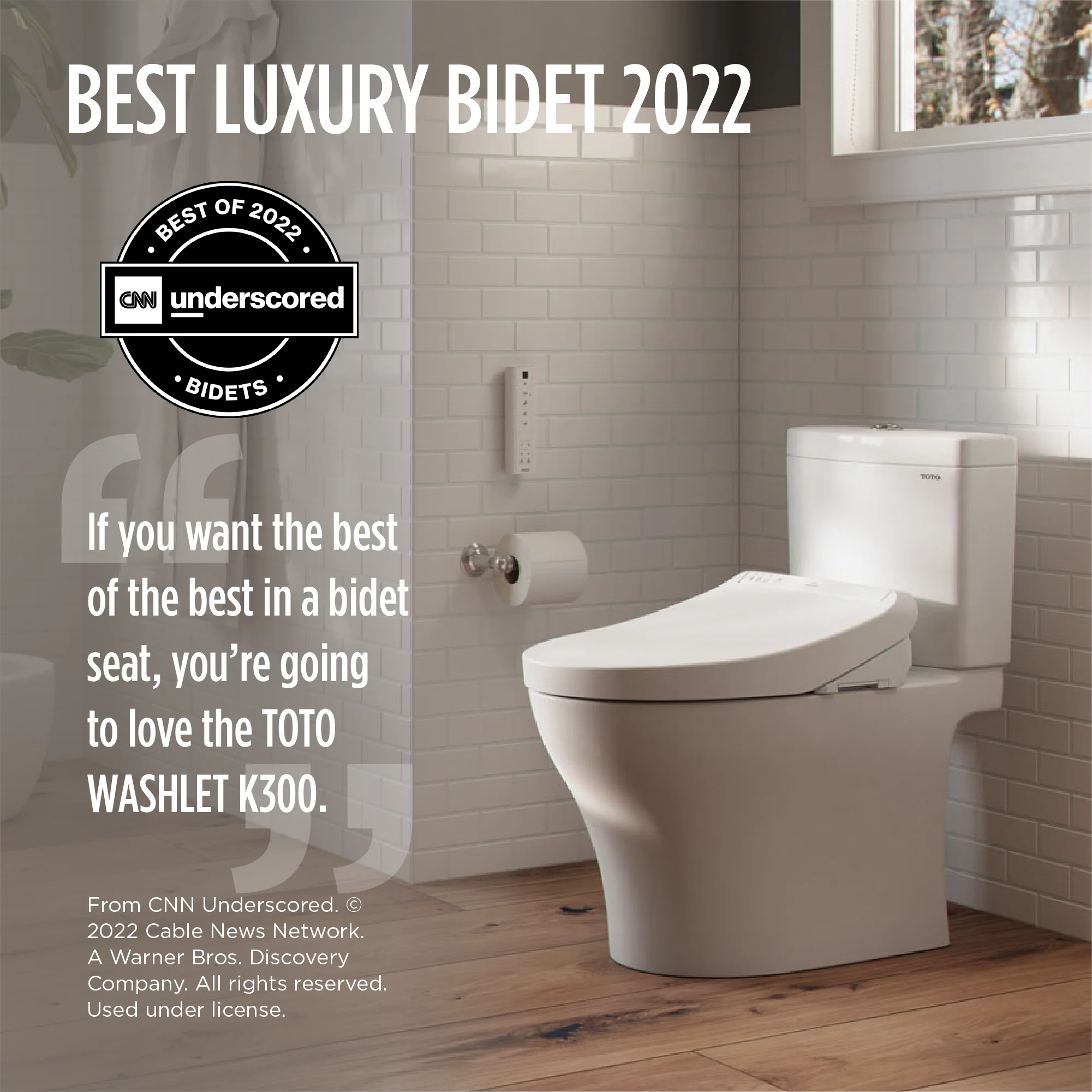 TOTO SW3036R#01 Washlet K300 Electronic Bidet Toilet Seat Cotton White