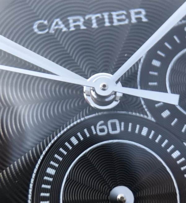 Replica Cartier Ballon Bleu De Cartier Chrono 44mm YG Black Dial Leather Strap A8101 - Top club