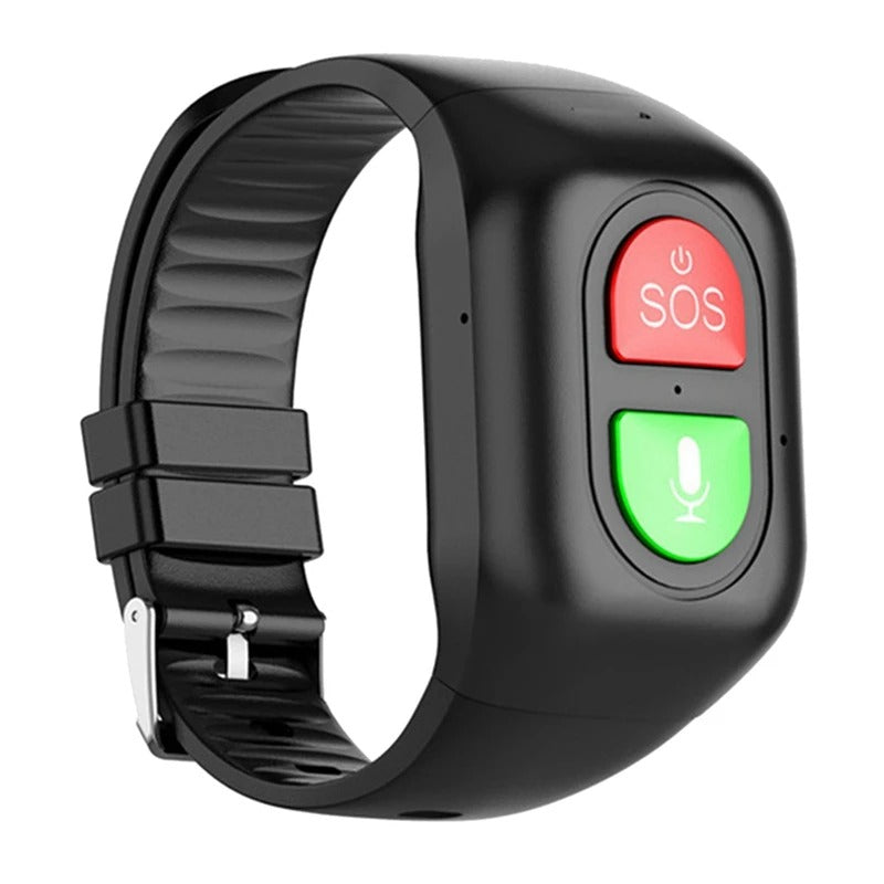 4G Smart GPS-Horloge voor Senioren met Veiligheidstracking en Gezondheidsmonitoring – IPX7 Waterdicht, SOS-Noodknop, Realtime Tracking