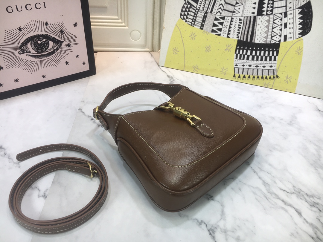 Replica Gucci Jackie 1961 Mini Hobo Bag 637092 Solid1:1High-quality replica